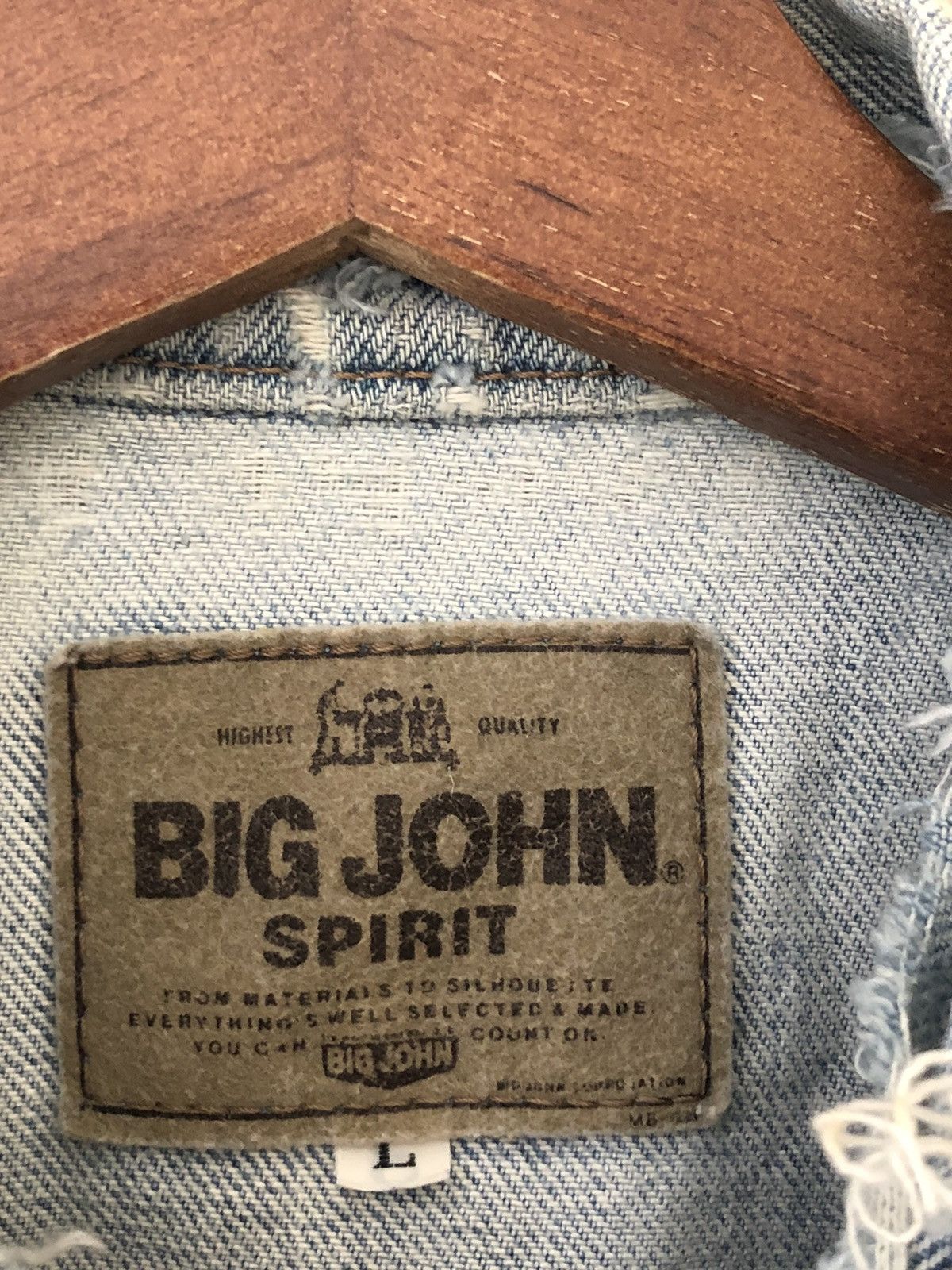 Big John × Vintage VINTAGE BIG JOHN DISSTRESSED VEST Size US L / EU 52-54 / 3 - 11 Thumbnail
