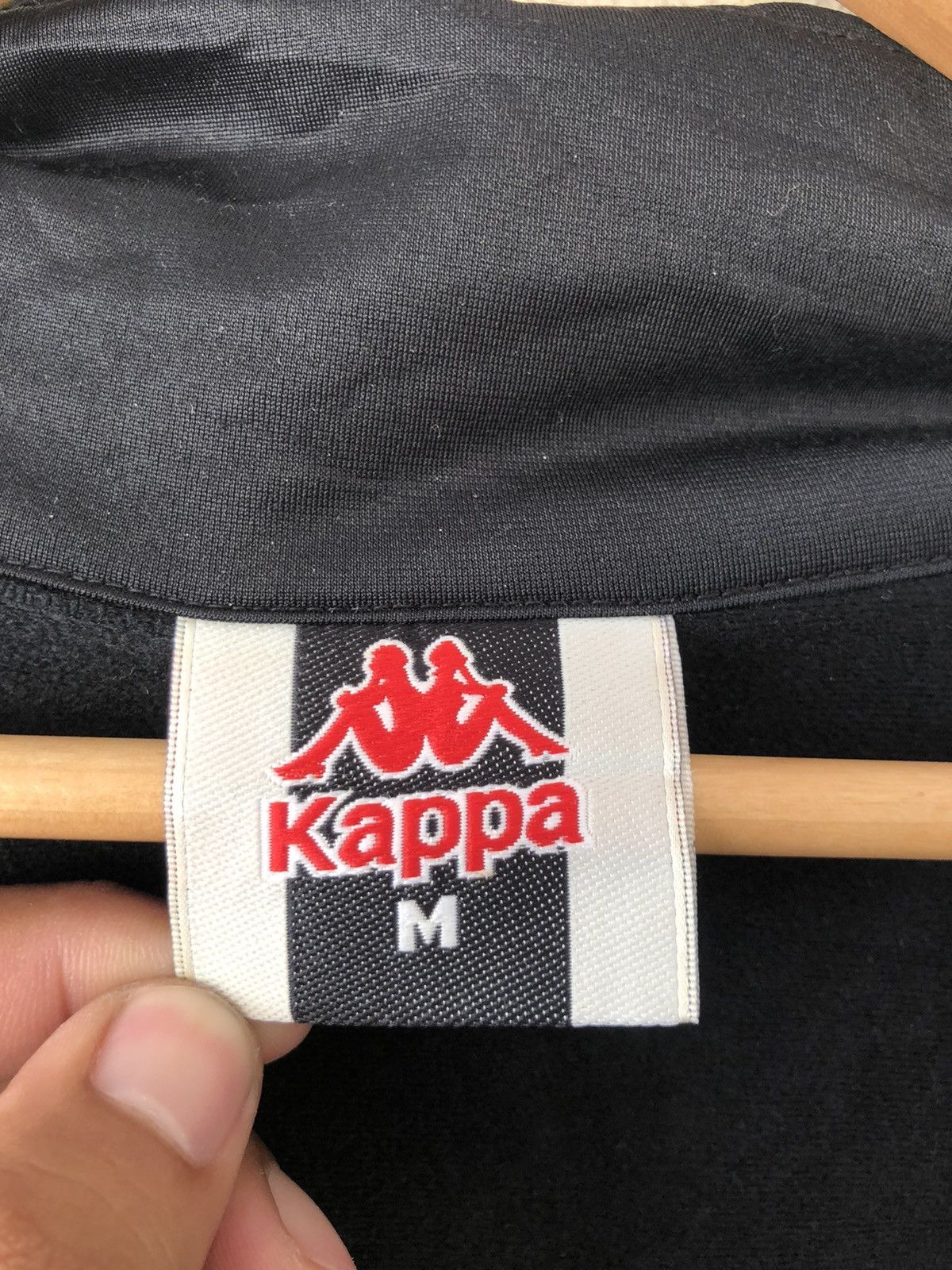 Kappa × Vintage VINTAGE KAPPA SIDETAPE BIG LOGO EMBROIDERED BLACK JACKET Size US M / EU 48-50 / 2 - 7 Thumbnail