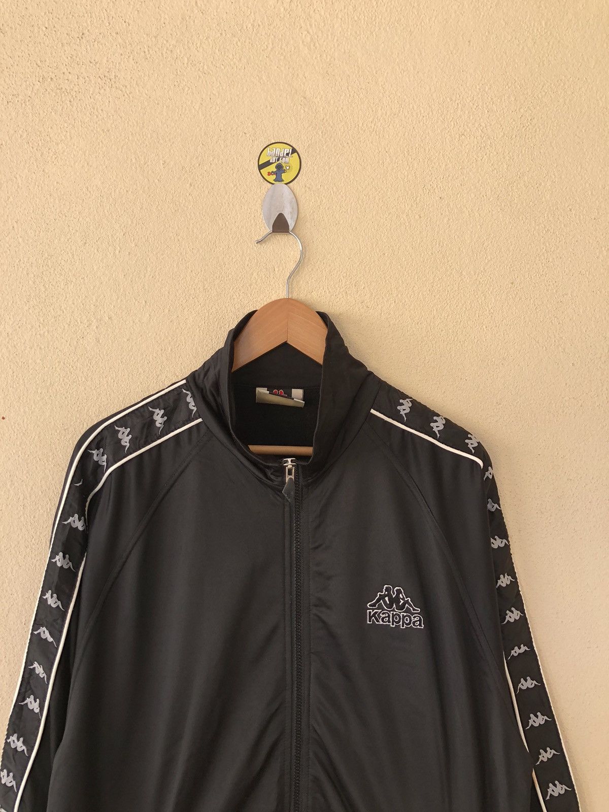 Kappa × Vintage VINTAGE KAPPA SIDETAPE BIG LOGO EMBROIDERED BLACK JACKET Size US M / EU 48-50 / 2 - 4 Thumbnail
