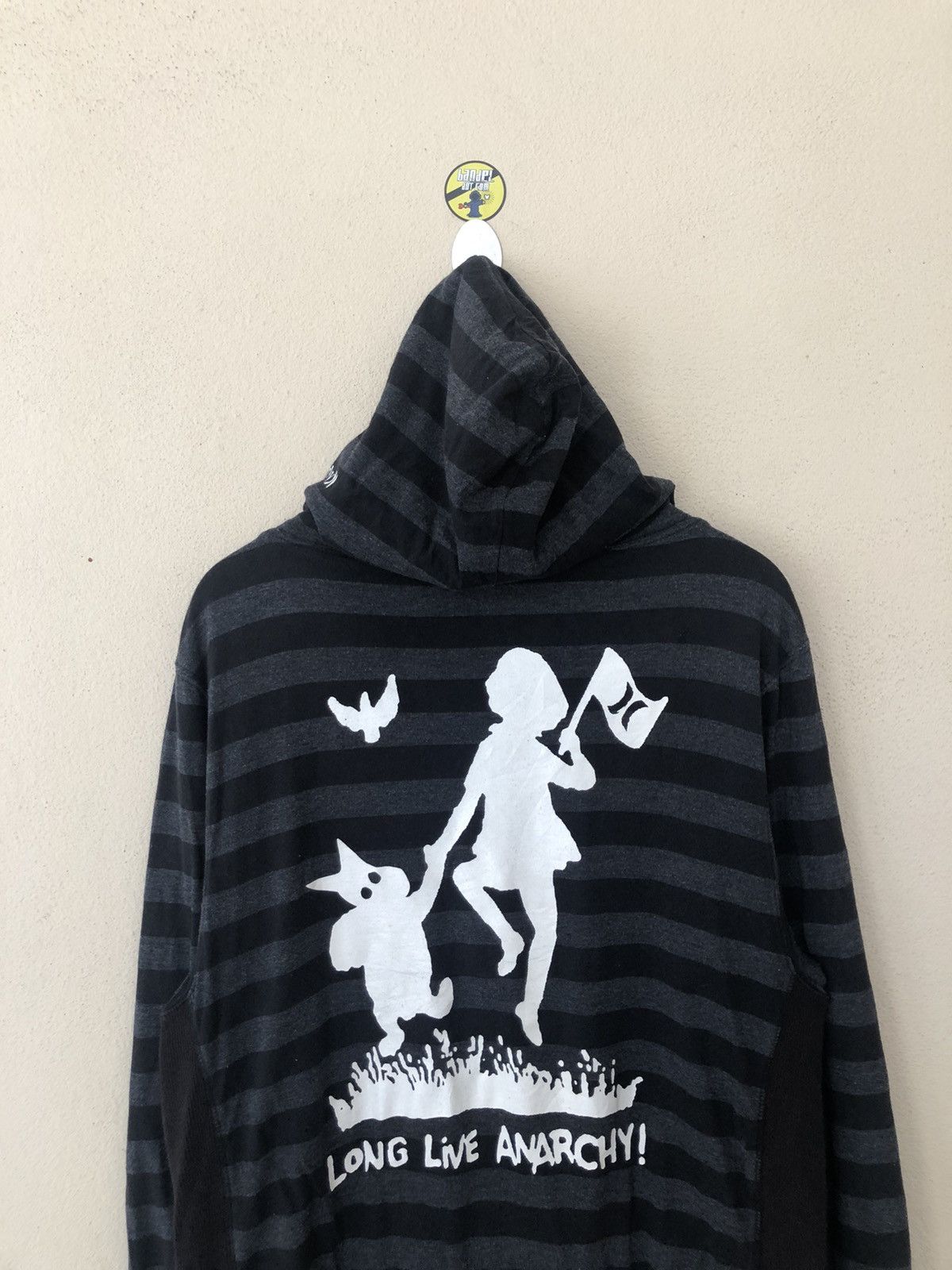 Hurley × Seditionaries LONG LIVE ANARCHY HURLEY STRIPE HOODIE Size US L / EU 52-54 / 3 - 2 Thumbnail