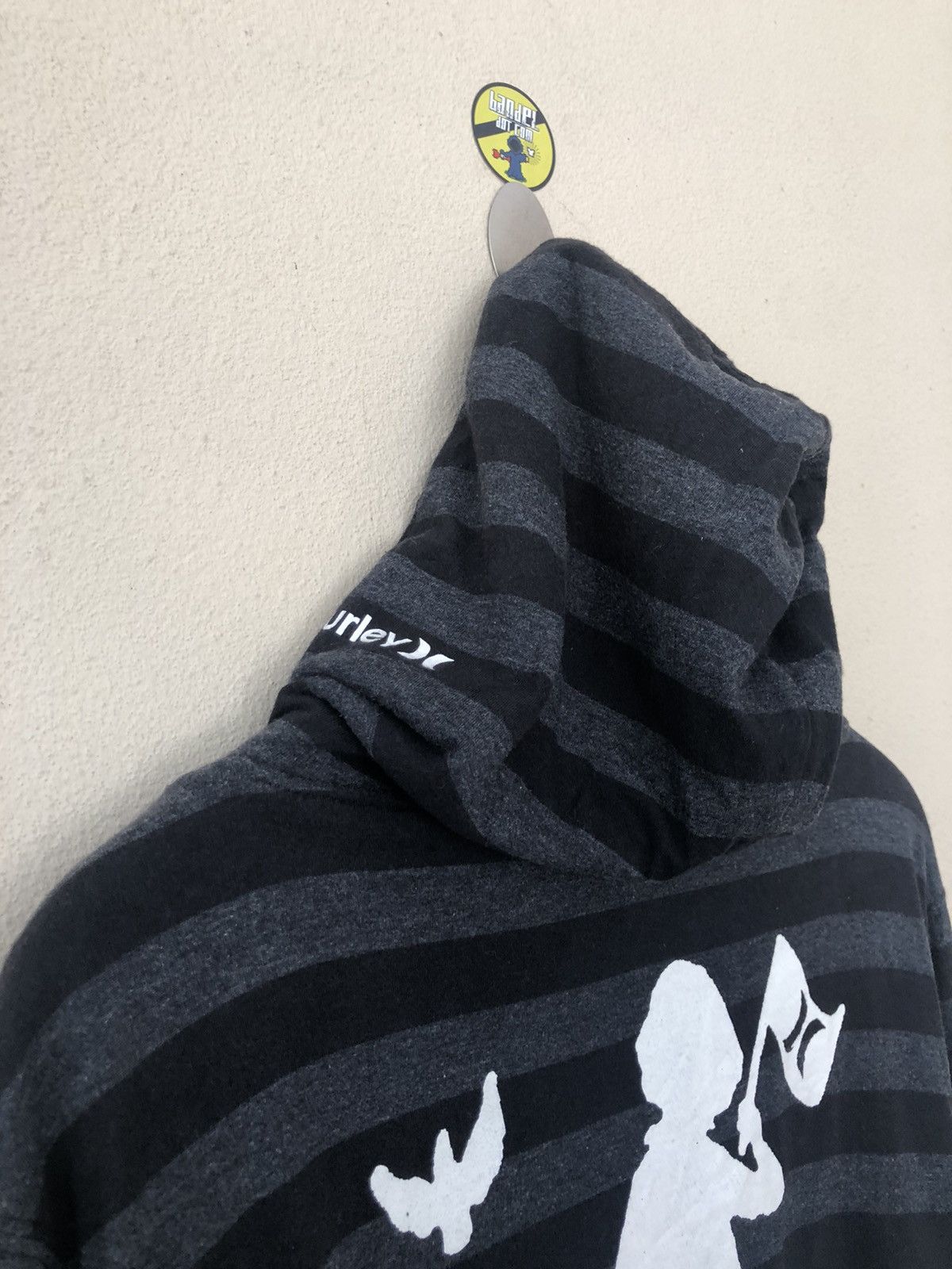 Hurley × Seditionaries LONG LIVE ANARCHY HURLEY STRIPE HOODIE Size US L / EU 52-54 / 3 - 5 Thumbnail