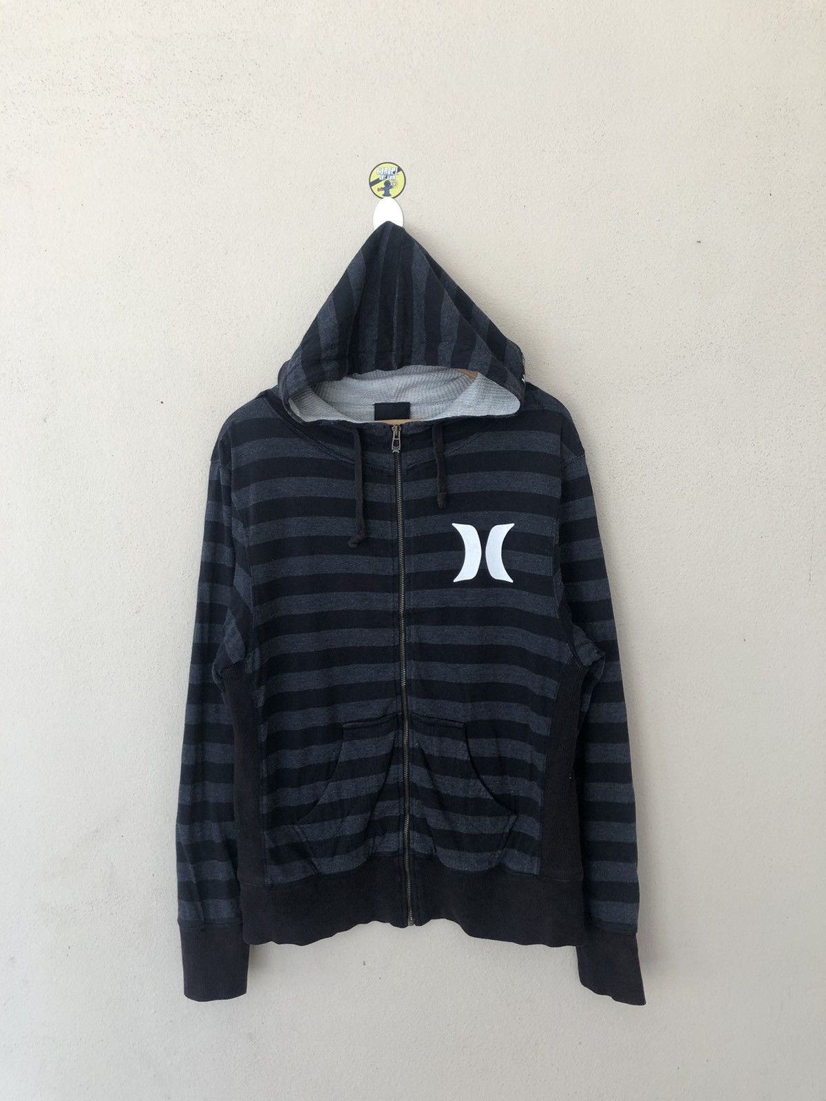 Hurley × Seditionaries LONG LIVE ANARCHY HURLEY STRIPE HOODIE Size US L / EU 52-54 / 3 - 3 Thumbnail