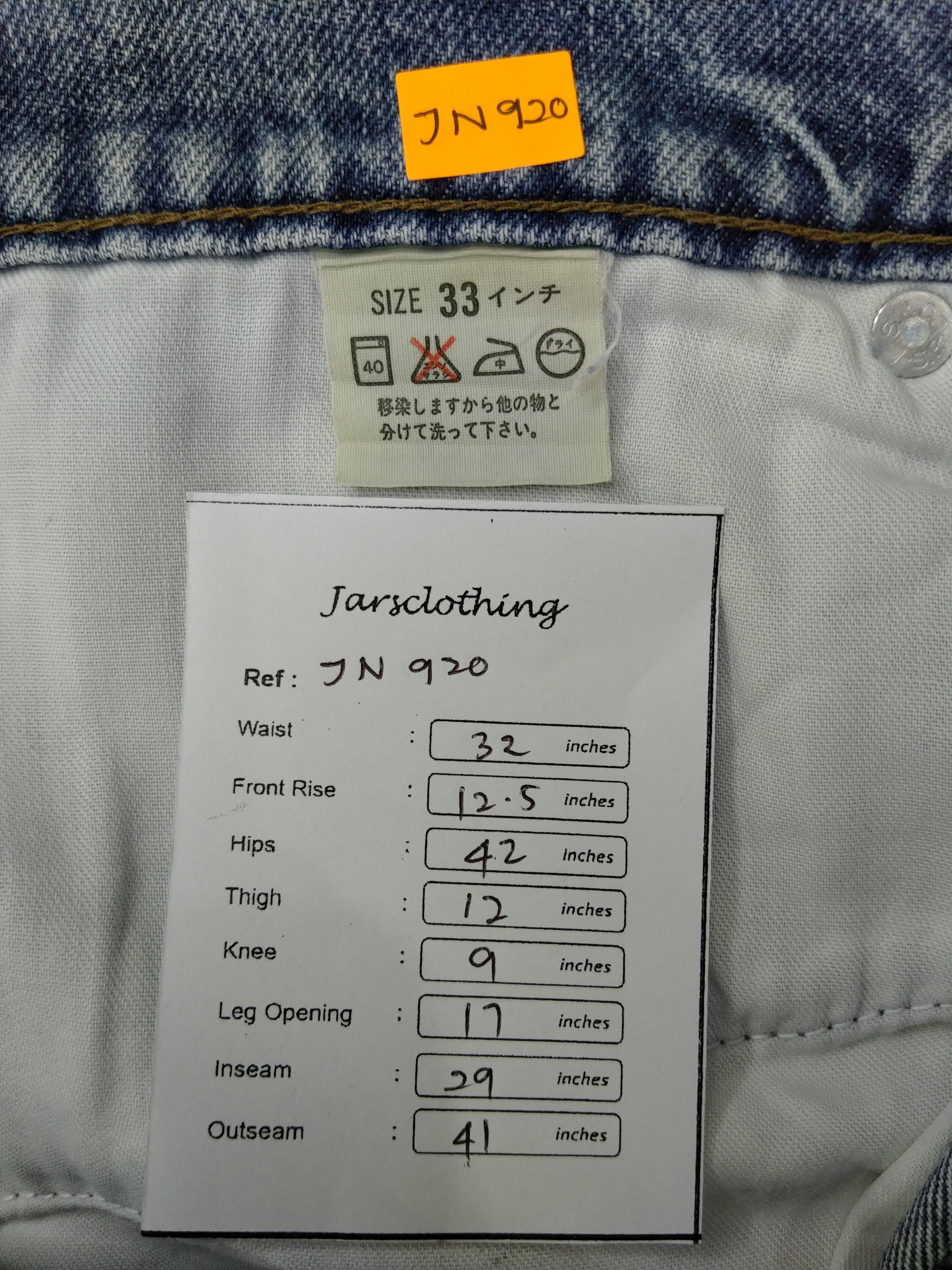 Levi's Blue Wash Vintage Levi's 509 Jeans 32x29 Denim -JN920 Size US 32 / EU 48 - 8 Thumbnail