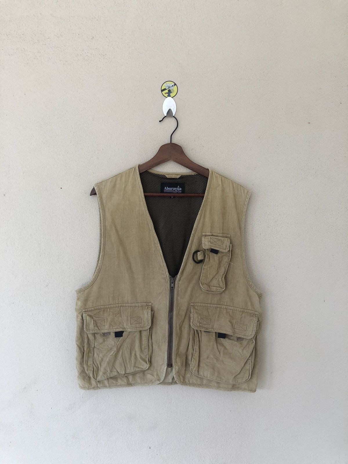 image of Vintage Aburaysia Utilities Fiahing Vest in Mix, Men's (Size Medium)