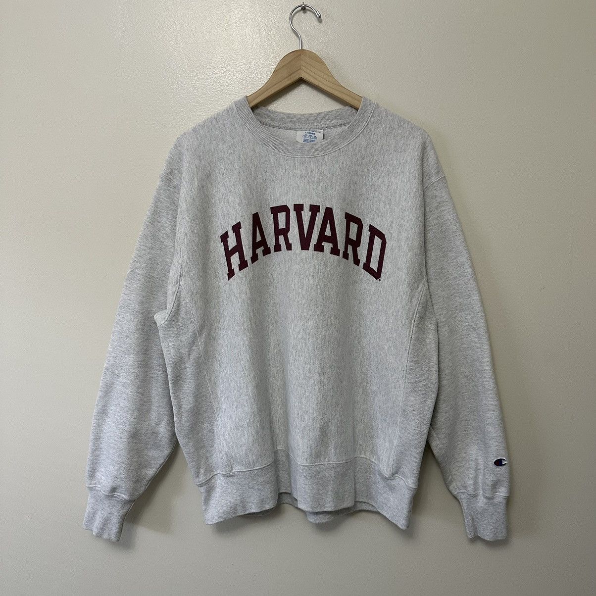 Champion Harvard Reverse Weave Champion Crewneck | Grailed