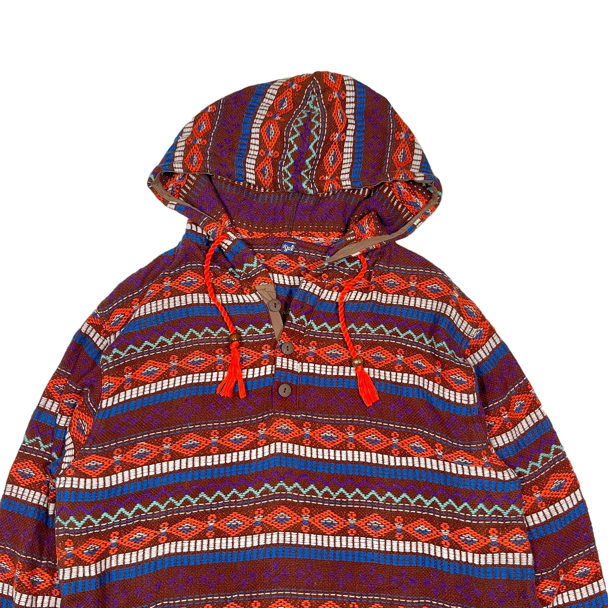 If Six Was Nine × Tornado Mart Navajo Aztec Tribal Native Red Indian Pattern Hoodie Size US L / EU 52-54 / 3 - 2 Thumbnail