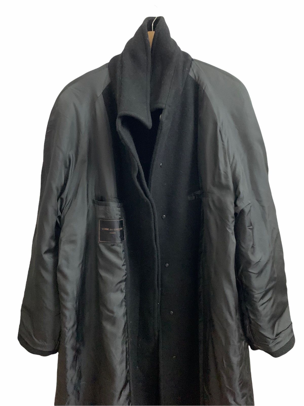 Comme des Garcons Homme CDG Homme Wool Overcoat Size US M / EU 48-50 / 2 - 11 Thumbnail