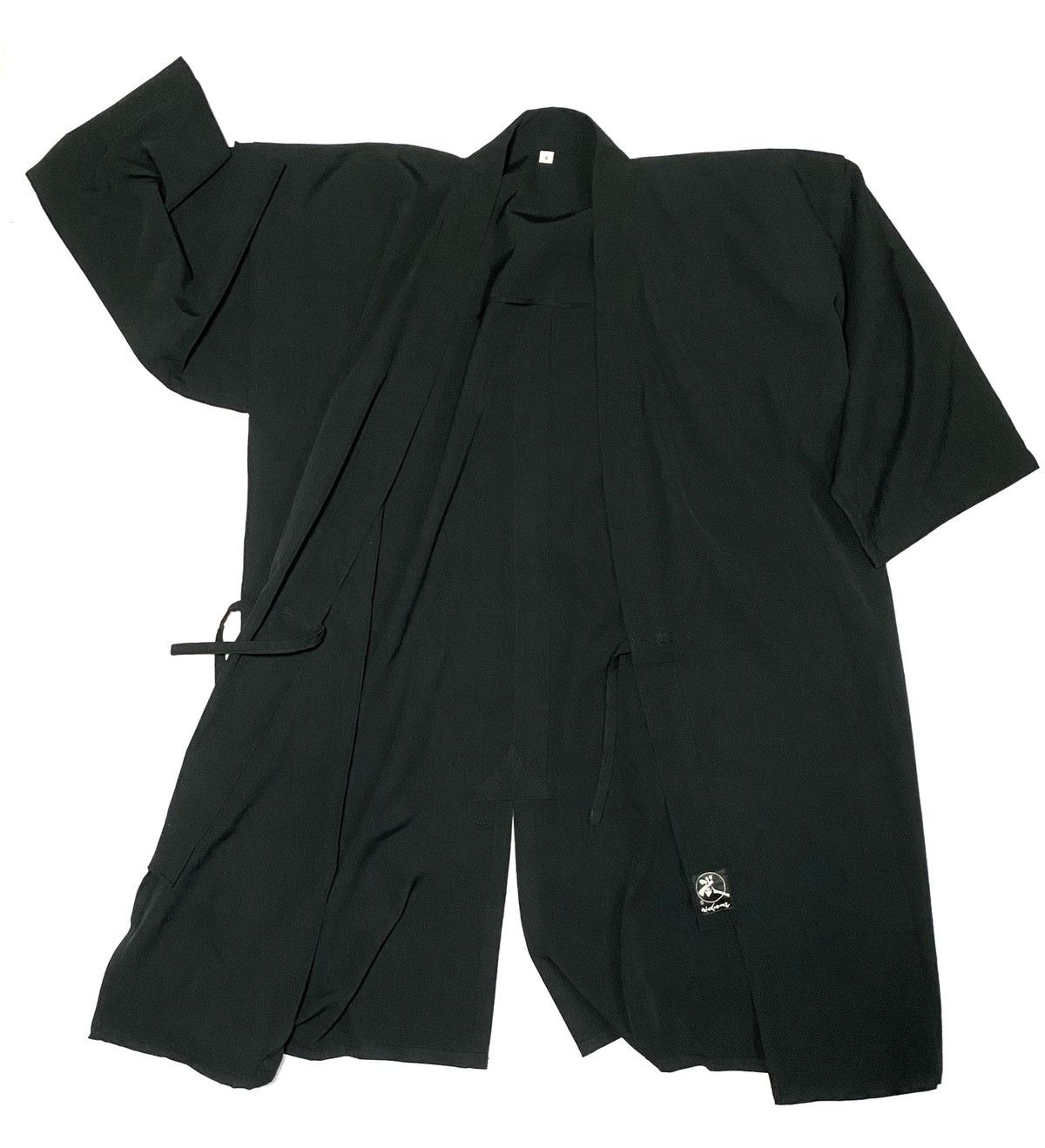 Japanese Brand Black Kimono Jacket Size US L / EU 52-54 / 3 - 1 Thumbnail