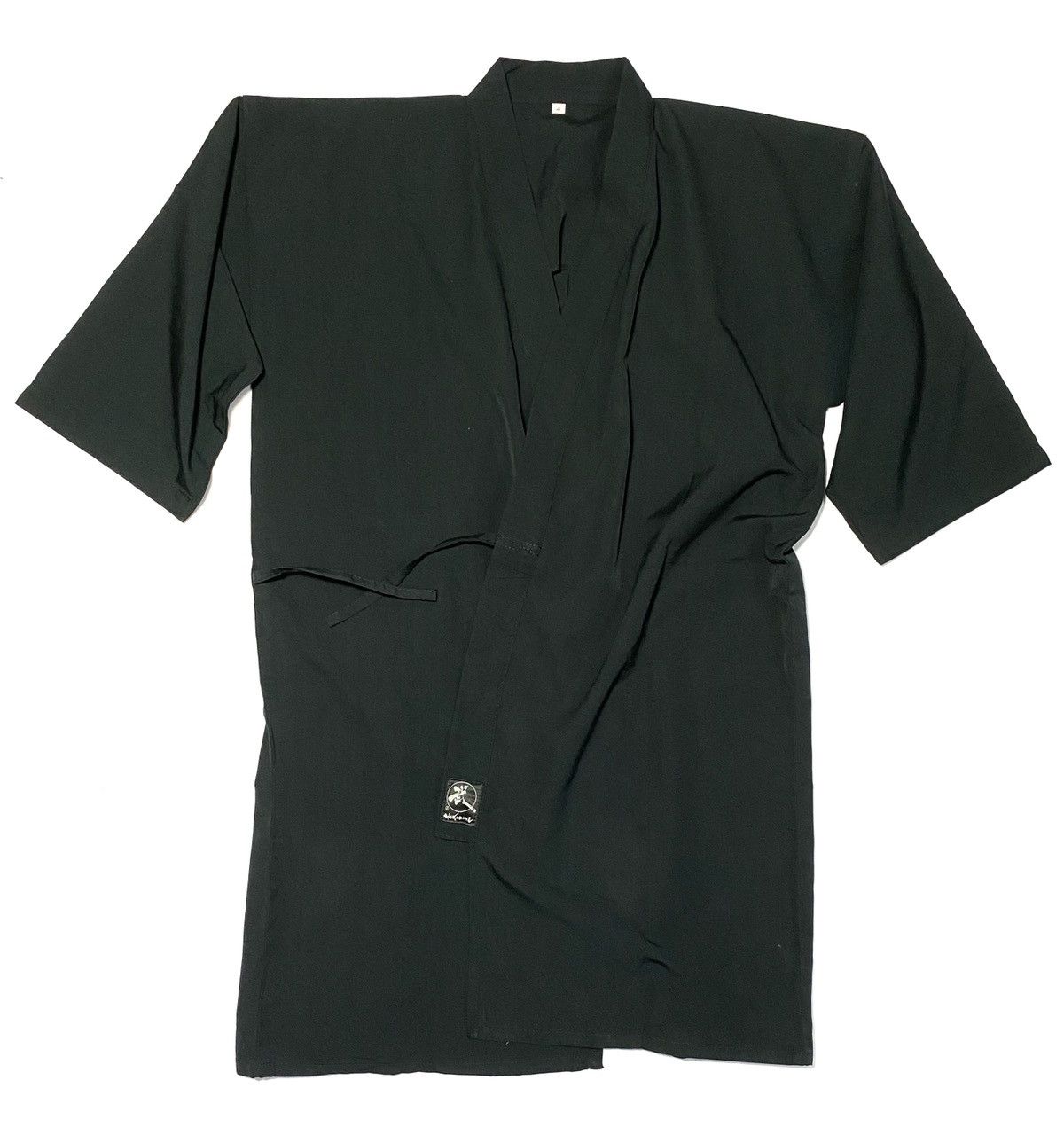 Japanese Brand Black Kimono Jacket Size US L / EU 52-54 / 3 - 2 Thumbnail