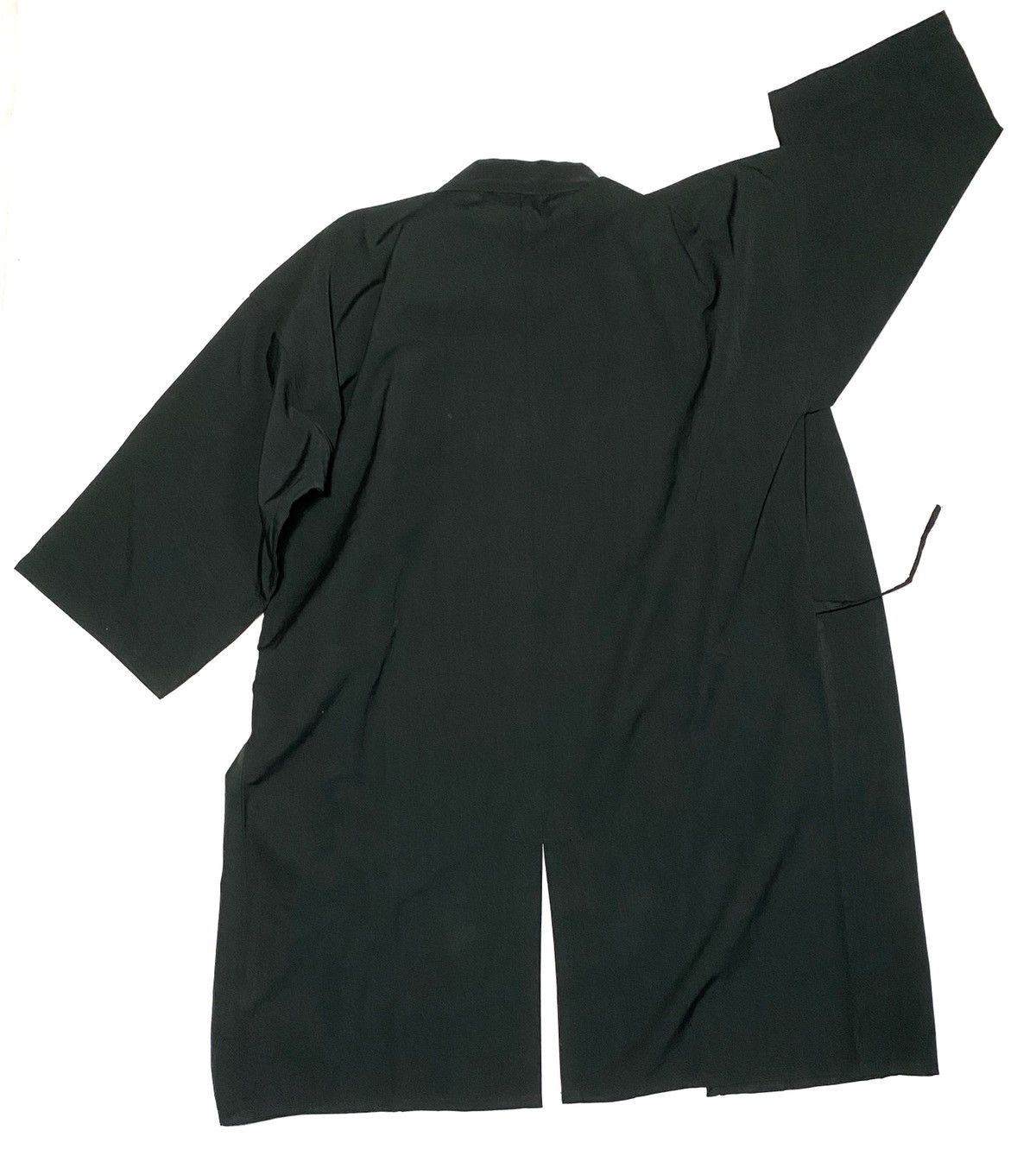 Japanese Brand Black Kimono Jacket Size US L / EU 52-54 / 3 - 3 Thumbnail