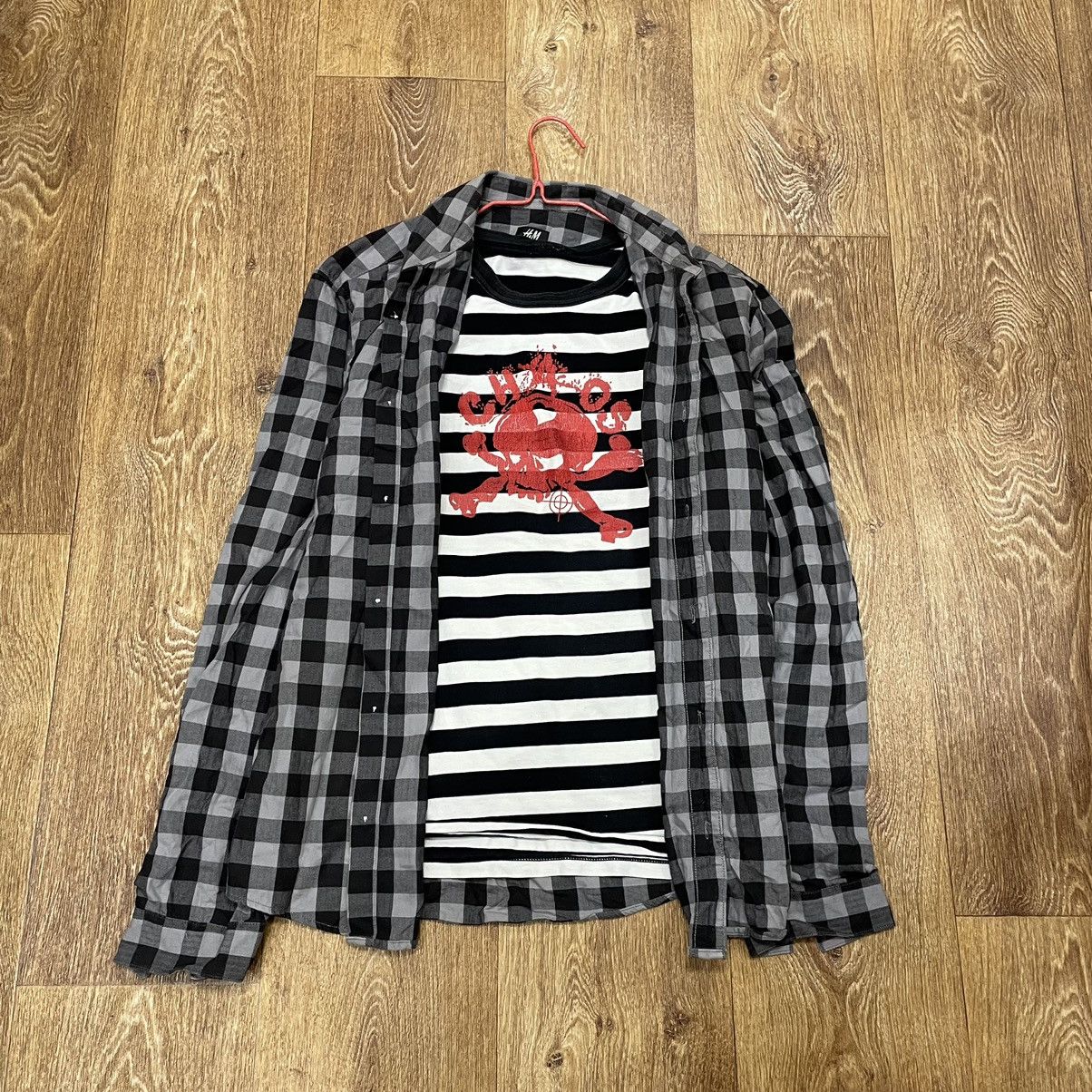 Vintage Vintage 90s Black Plaid Flannel Shirt Y2K Streetwear Swag L Size US L / EU 52-54 / 3 - 1 Thumbnail