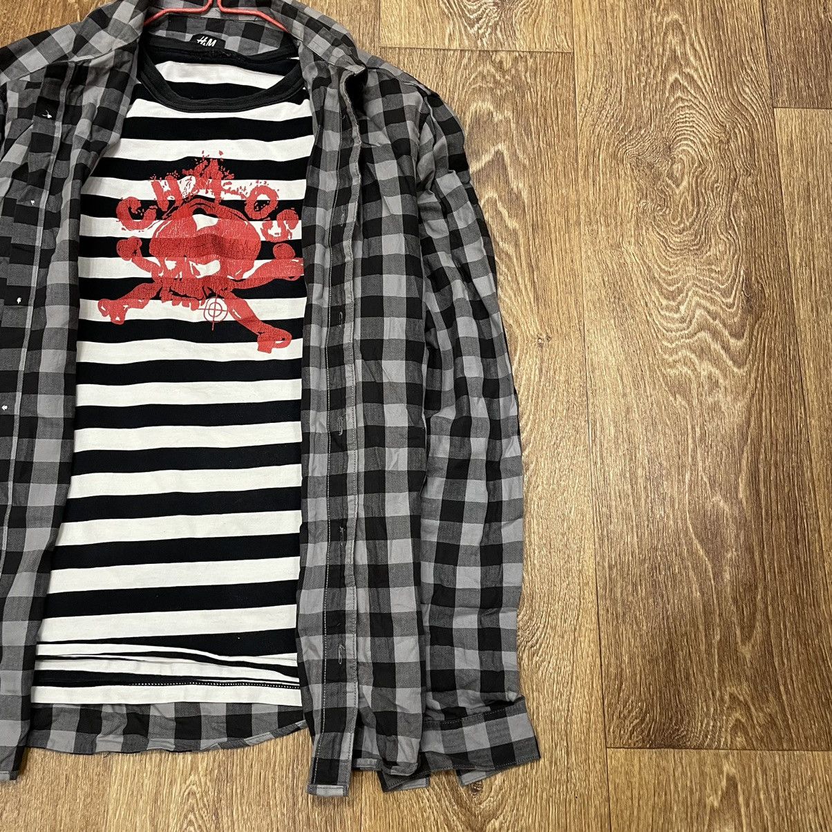 Vintage Vintage 90s Black Plaid Flannel Shirt Y2K Streetwear Swag L Size US L / EU 52-54 / 3 - 2 Thumbnail