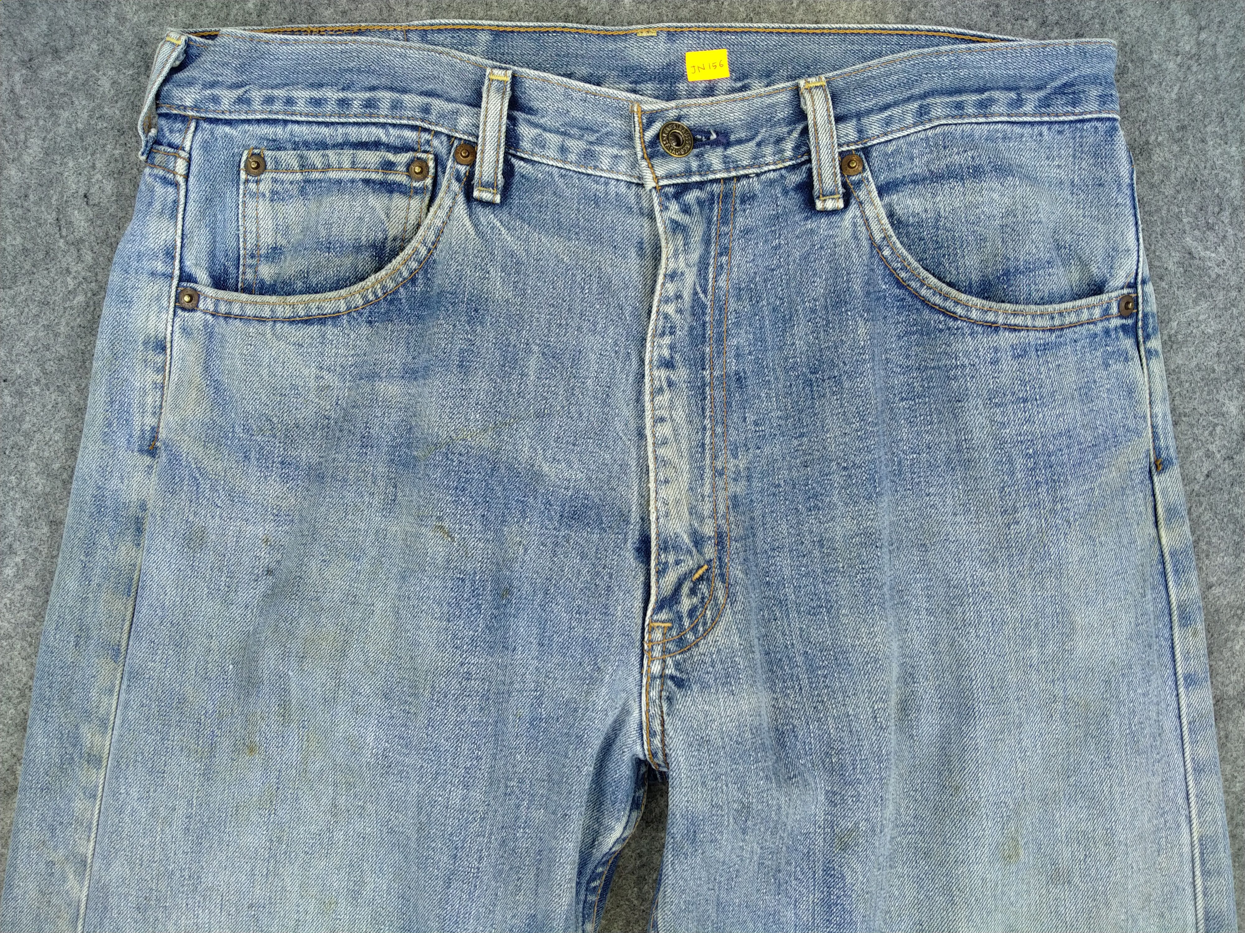 Levi's Vintage Levi's 503 Distressed Denim 34x28 -JN156 Size US 34 / EU 50 - 3 Thumbnail