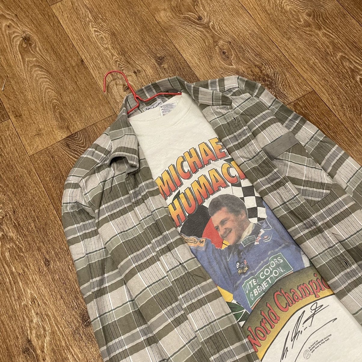 Flannel Vintage 90s Plaid Flannel Shirt Y2K Streetwear Checkered Size US L / EU 52-54 / 3 - 5 Thumbnail