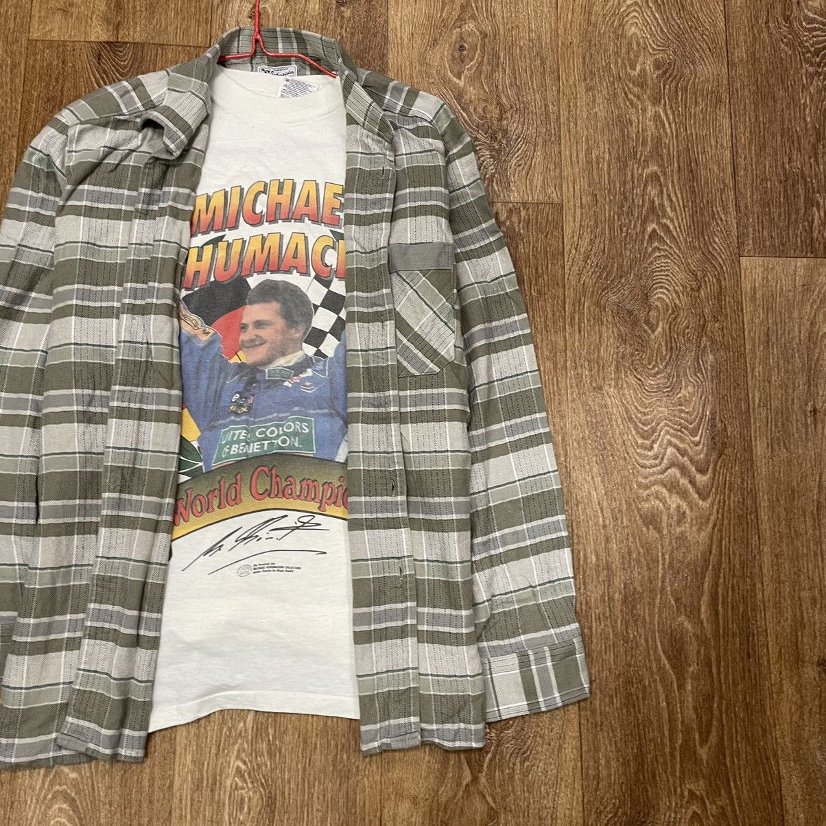 Flannel Vintage 90s Plaid Flannel Shirt Y2K Streetwear Checkered Size US L / EU 52-54 / 3 - 2 Thumbnail
