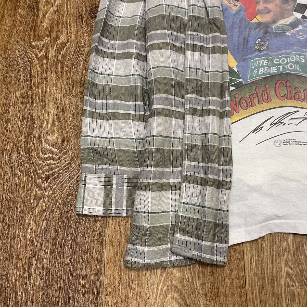 Flannel Vintage 90s Plaid Flannel Shirt Y2K Streetwear Checkered Size US L / EU 52-54 / 3 - 3 Thumbnail