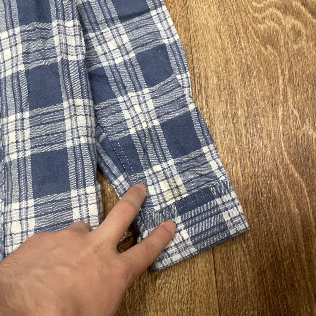 Vintage Vintage 90s Plaid Shirt Y2K Streetwear Grunge Skate Logo S Size US S / EU 44-46 / 1 - 6 Thumbnail