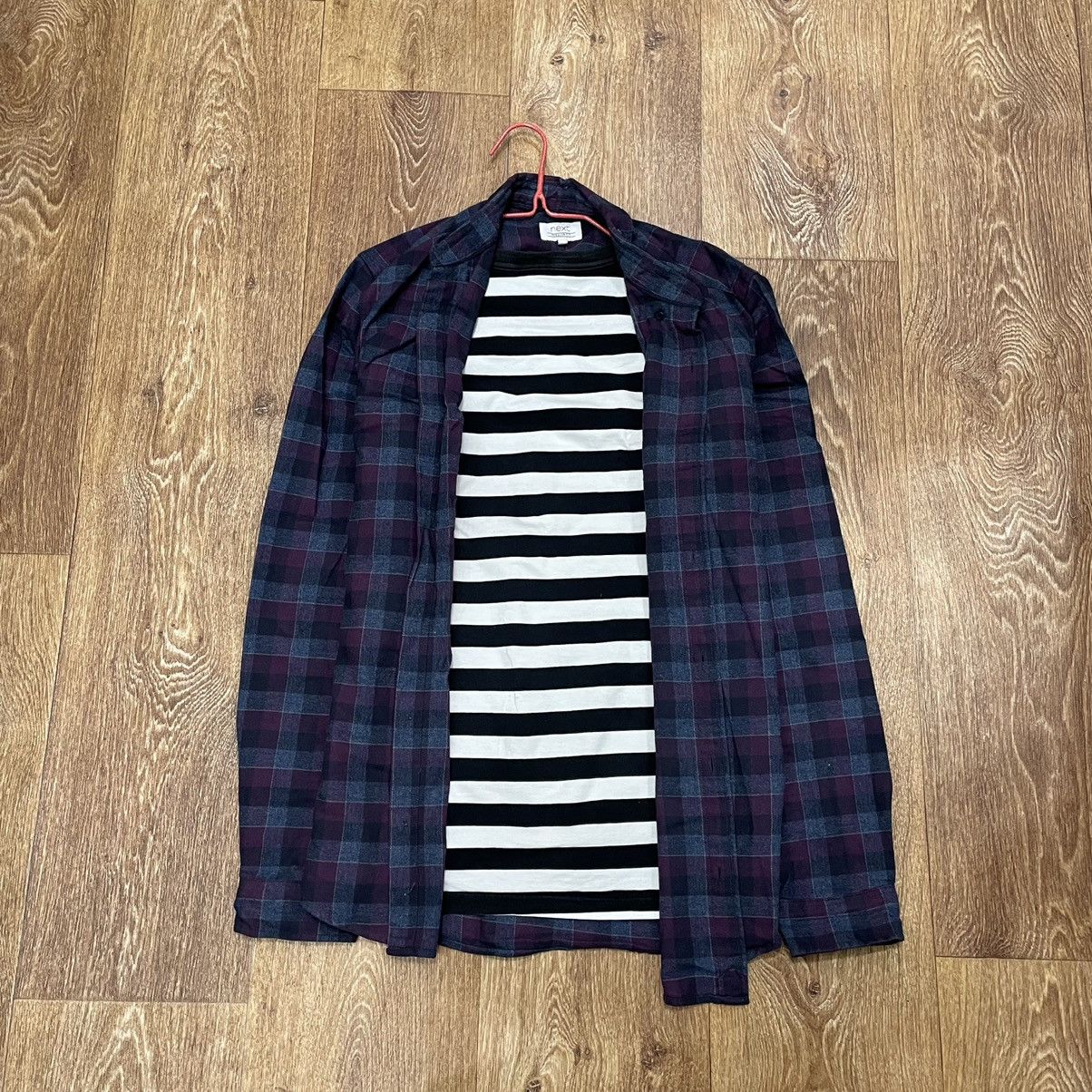 Flannel Vintage 90s Plaid Flannel Shirt Y2K Streetwear Checkered Size US S / EU 44-46 / 1 - 1 Thumbnail
