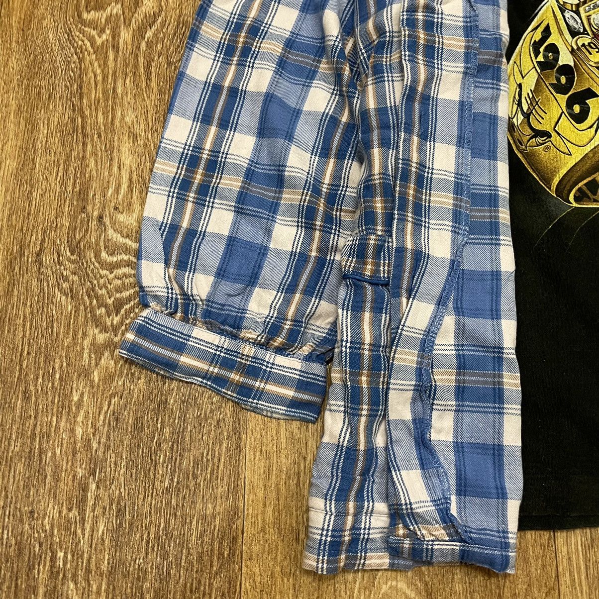 Vintage Vintage Y2K Checkered Shirt Blue White Grunge Streetwear M Size US M / EU 48-50 / 2 - 3 Thumbnail