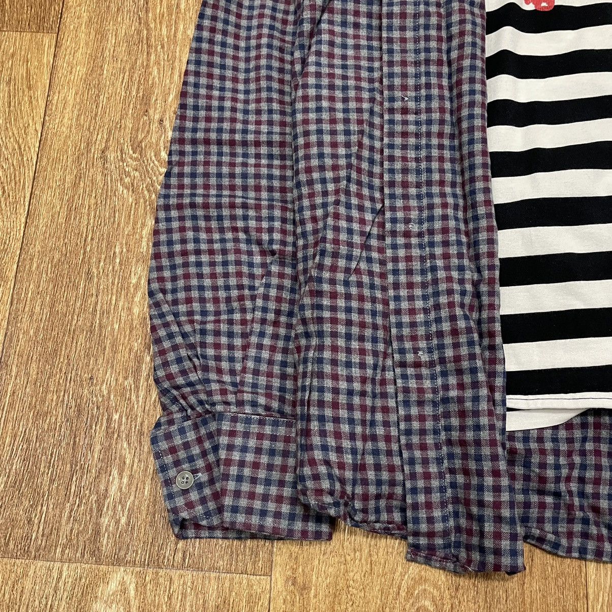 Vintage Vintage 90s Plaid Shirt Striped Graphic Grunge Streetwear XL Size US XL / EU 56 / 4 - 3 Thumbnail