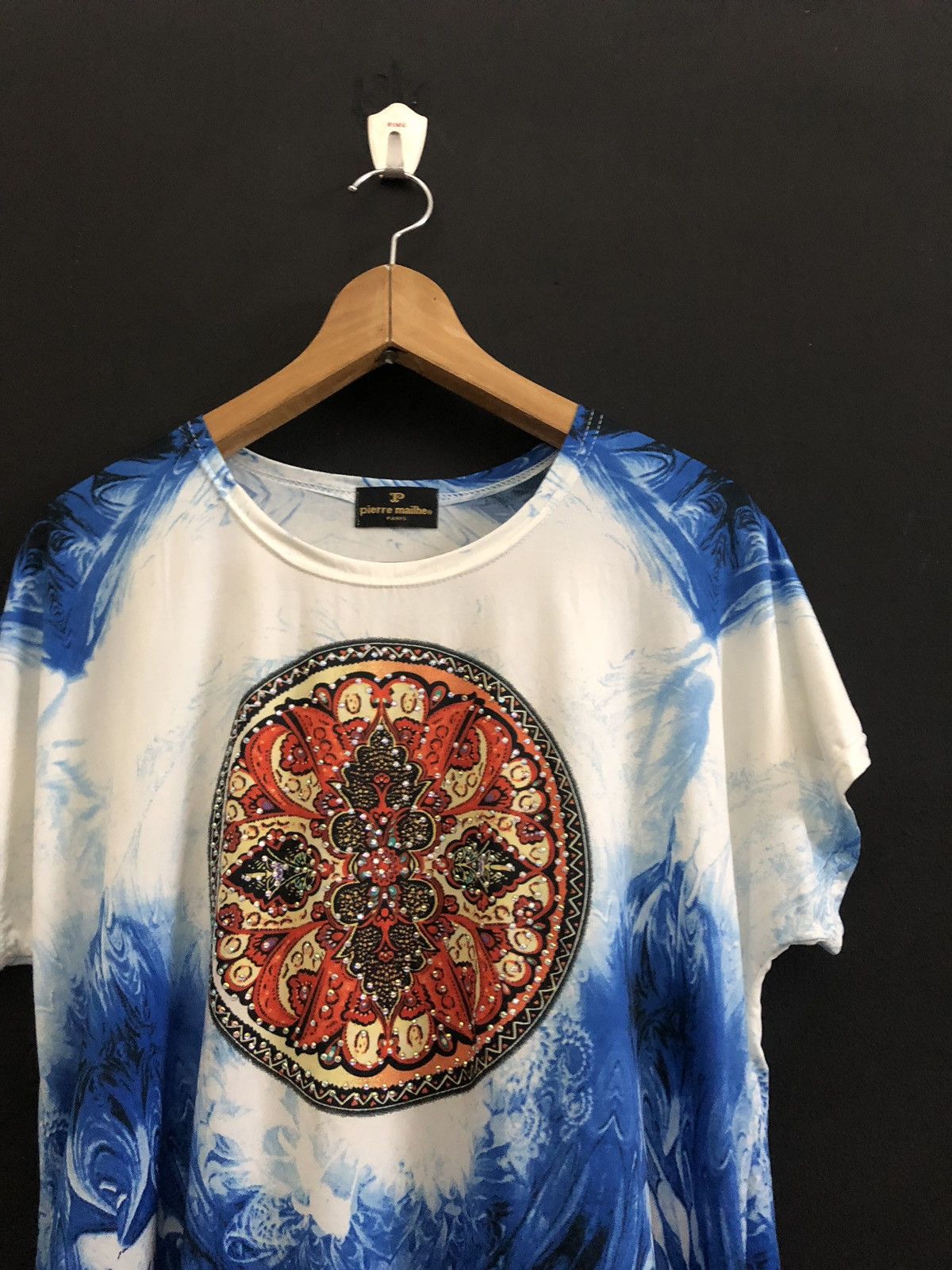 Art Comes First PIERRE MAILHE PARIS Colourful Peacock Print Shirt Size US M / EU 48-50 / 2 - 5 Thumbnail