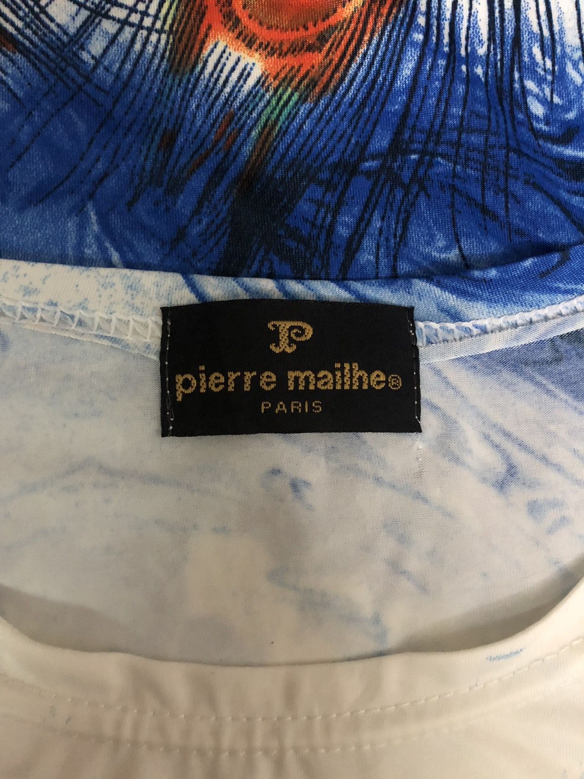 Art Comes First PIERRE MAILHE PARIS Colourful Peacock Print Shirt Size US M / EU 48-50 / 2 - 8 Thumbnail
