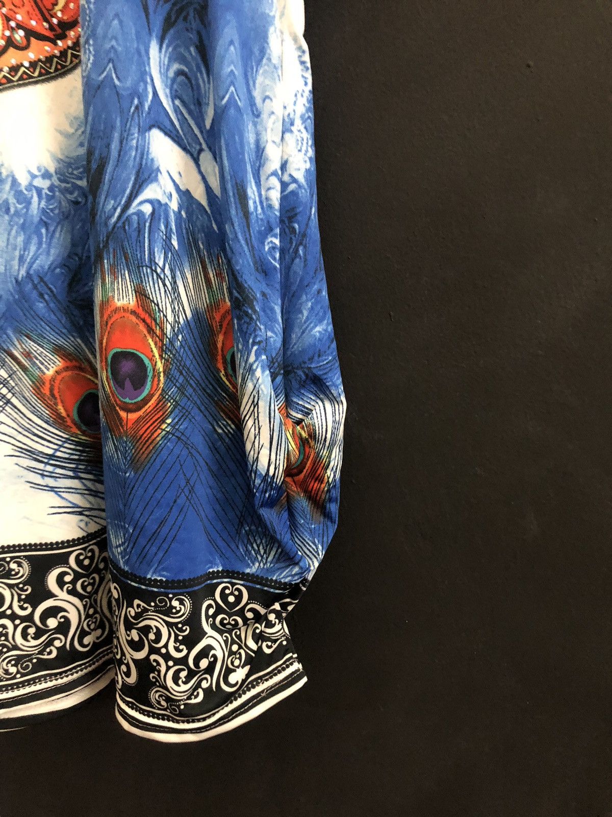 Art Comes First PIERRE MAILHE PARIS Colourful Peacock Print Shirt Size US M / EU 48-50 / 2 - 7 Thumbnail