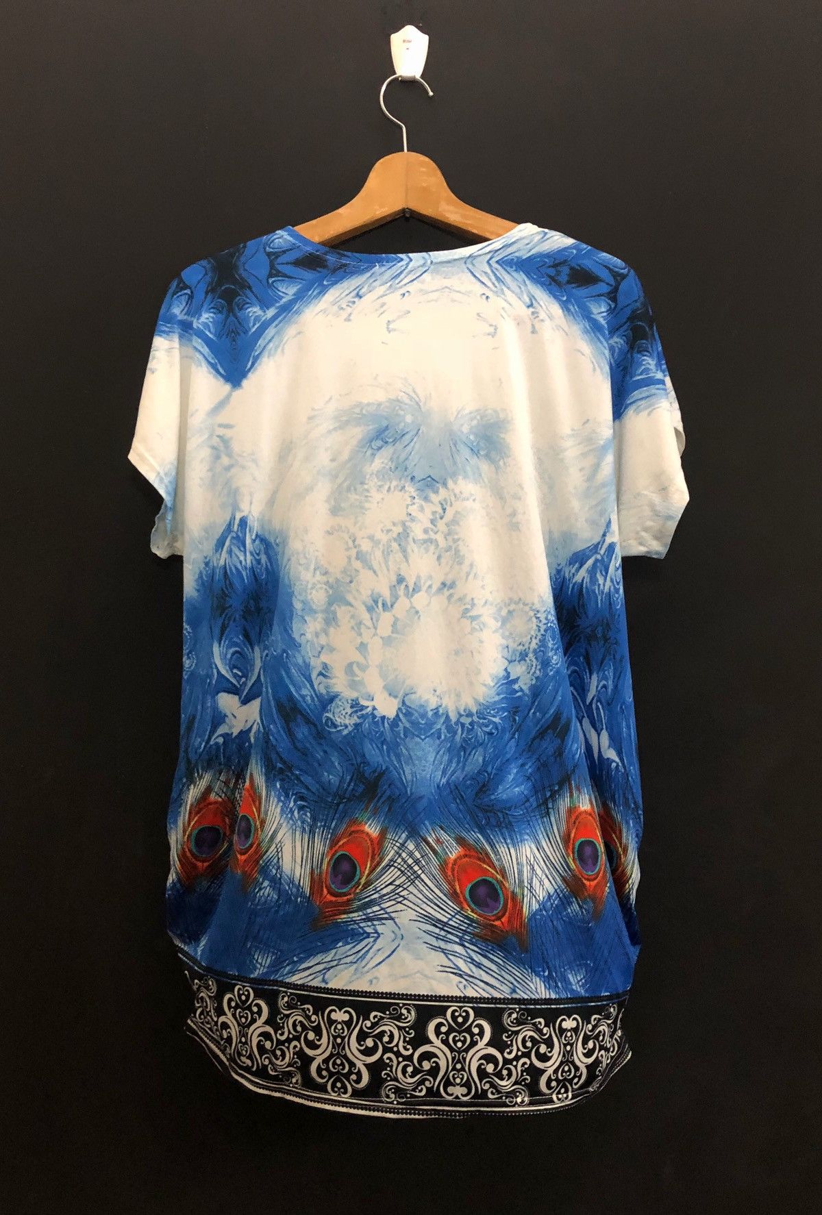 Art Comes First PIERRE MAILHE PARIS Colourful Peacock Print Shirt Size US M / EU 48-50 / 2 - 2 Thumbnail