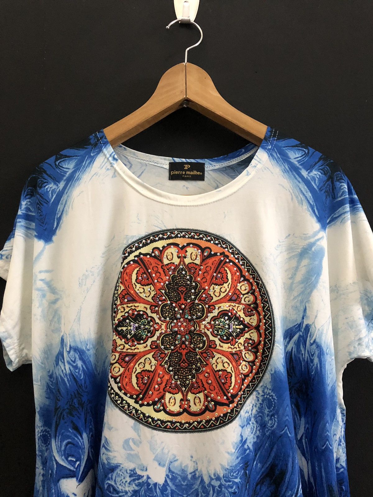 Art Comes First PIERRE MAILHE PARIS Colourful Peacock Print Shirt Size US M / EU 48-50 / 2 - 4 Thumbnail