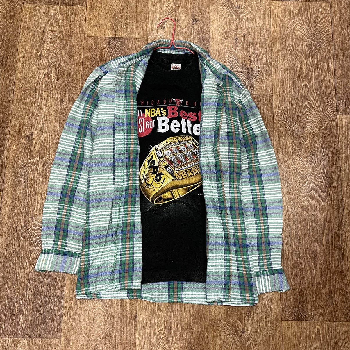 Vintage Vintage 90s Plaid Shirt Y2K Streetwear Gorpcore Baggy Logo L Size US L / EU 52-54 / 3 - 1 Thumbnail
