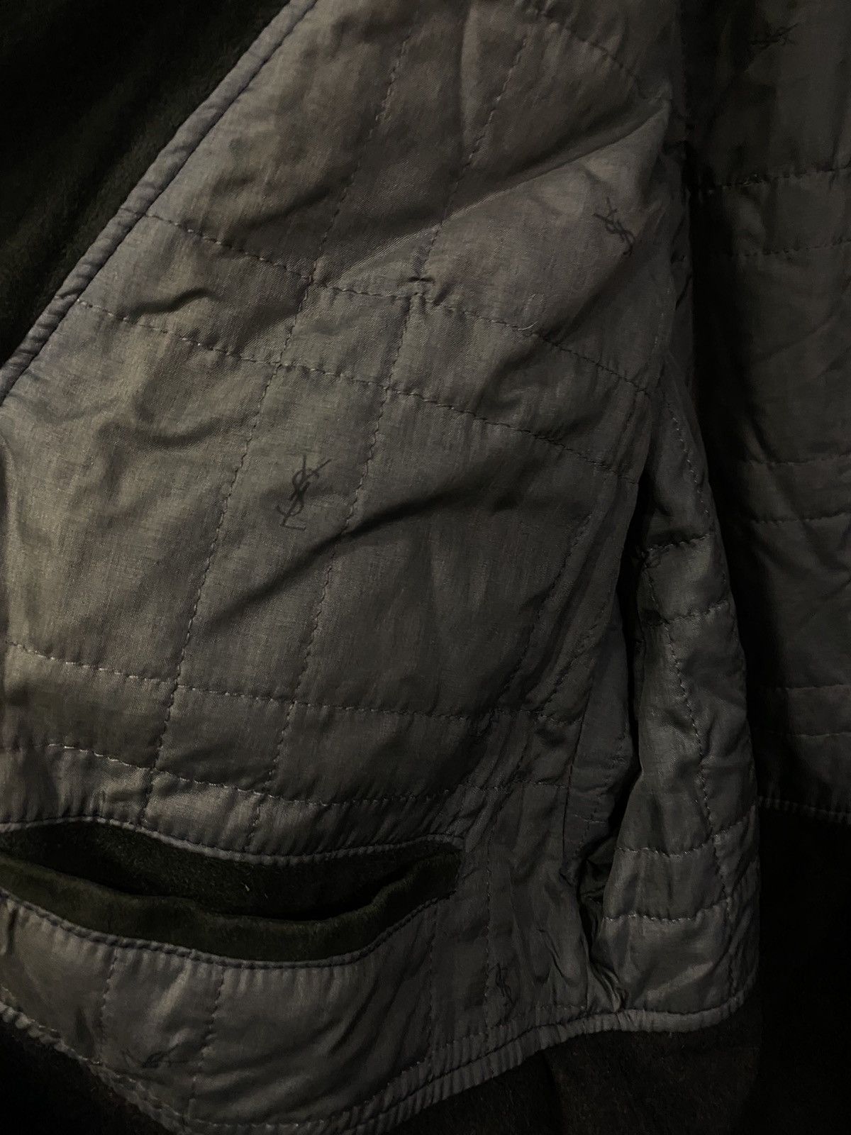Yves Saint Laurent 90’s Suede YSL Leather Jacket Saint Laurent Jacket Size US L / EU 52-54 / 3 - 13 Thumbnail