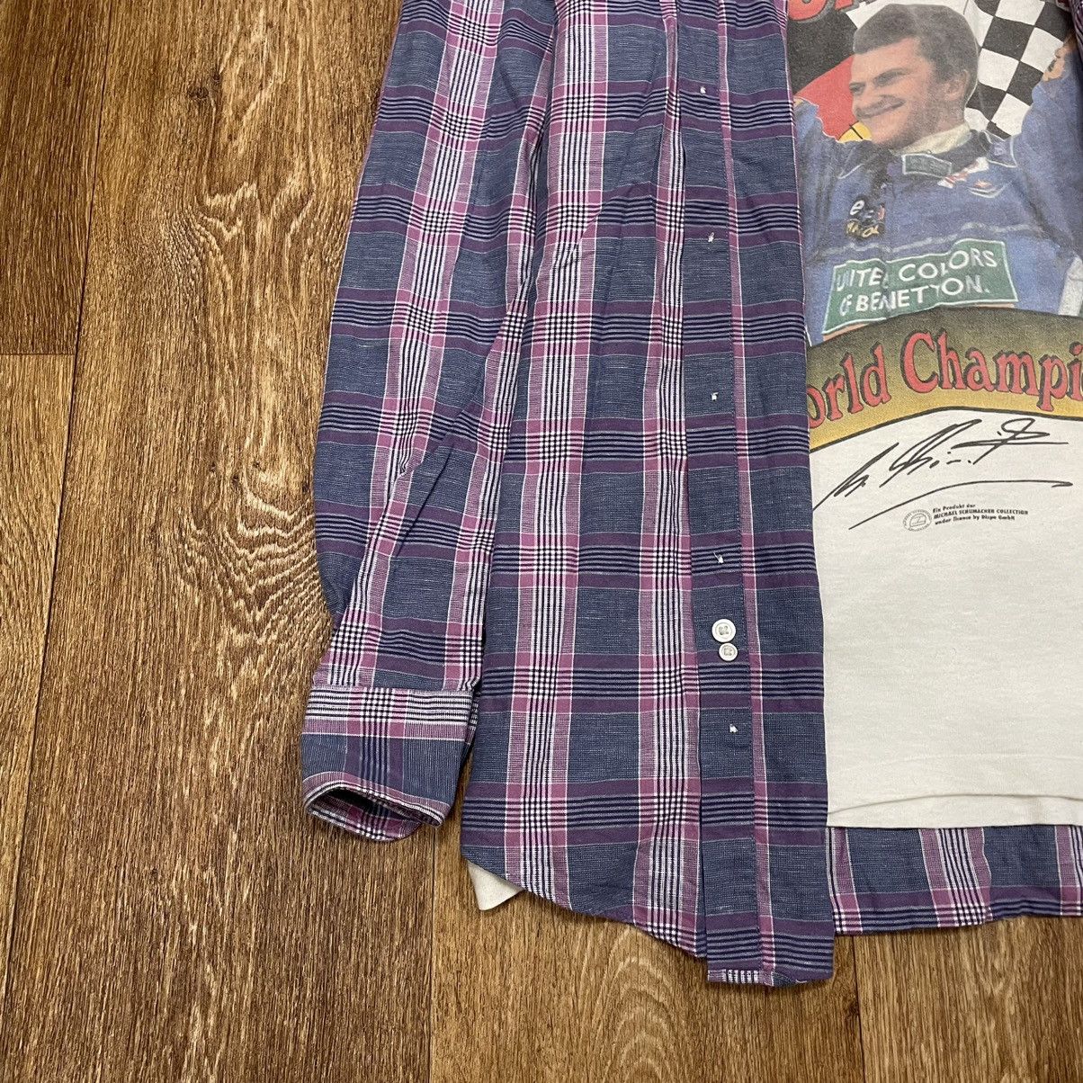 Flannel Vintage Flannel Shirt Travis Scott Style Streetwear Hype Size US L / EU 52-54 / 3 - 4 Thumbnail