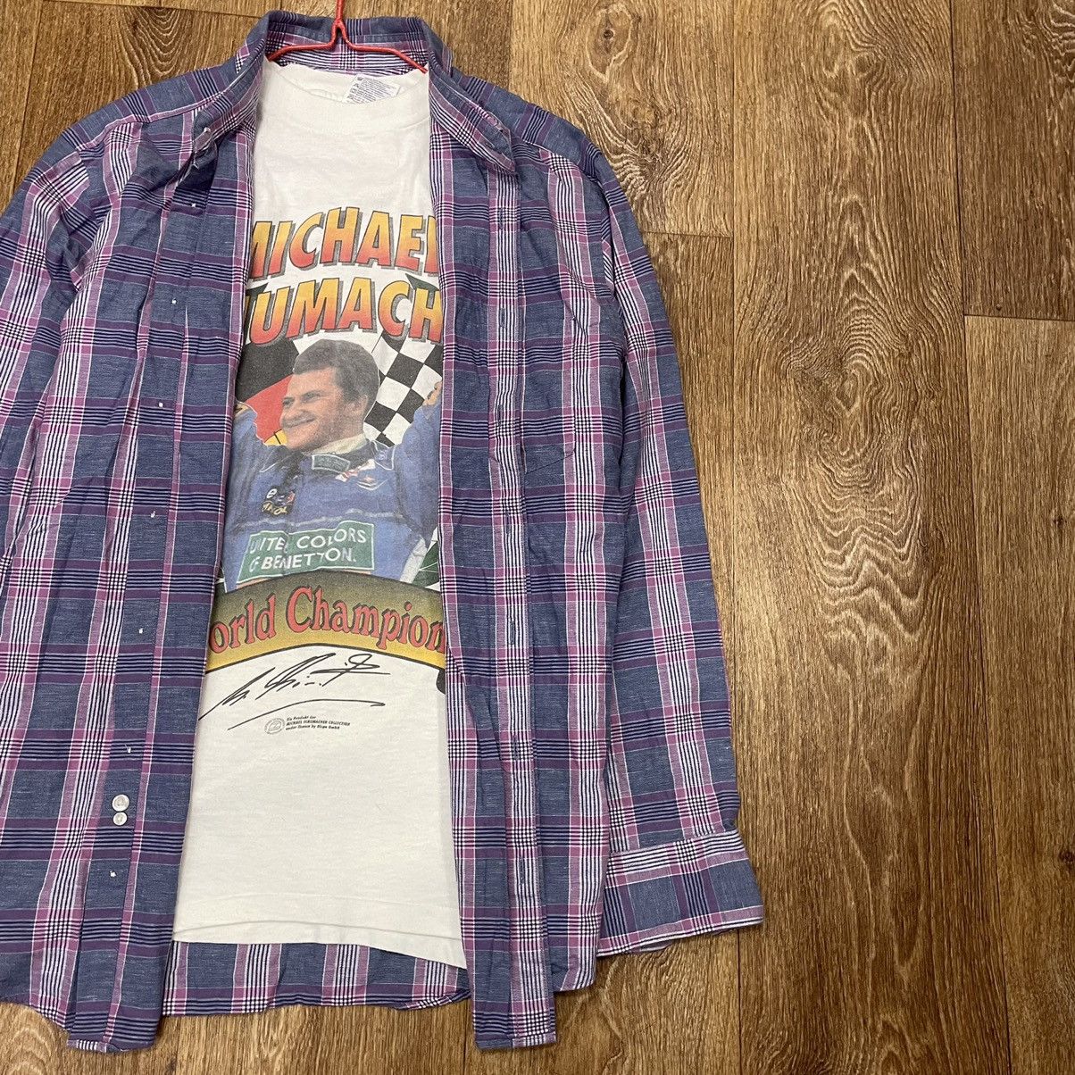 Flannel Vintage Flannel Shirt Travis Scott Style Streetwear Hype Size US L / EU 52-54 / 3 - 3 Thumbnail