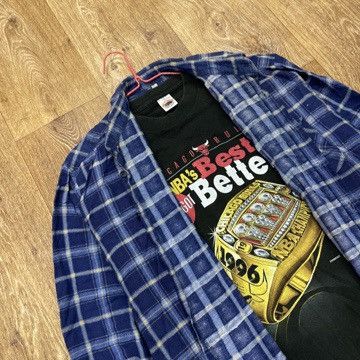 Vintage Vintage 90s Checked Shirt Grunge Streetwear Oversized XL Size US XL / EU 56 / 4 - 5 Thumbnail