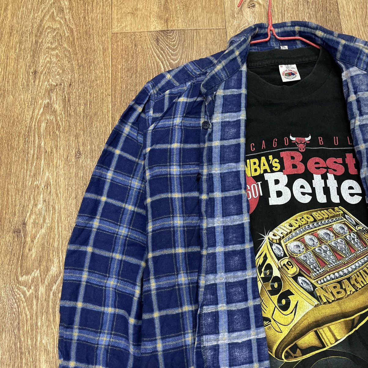 Vintage Vintage 90s Checked Shirt Grunge Streetwear Oversized XL Size US XL / EU 56 / 4 - 4 Thumbnail