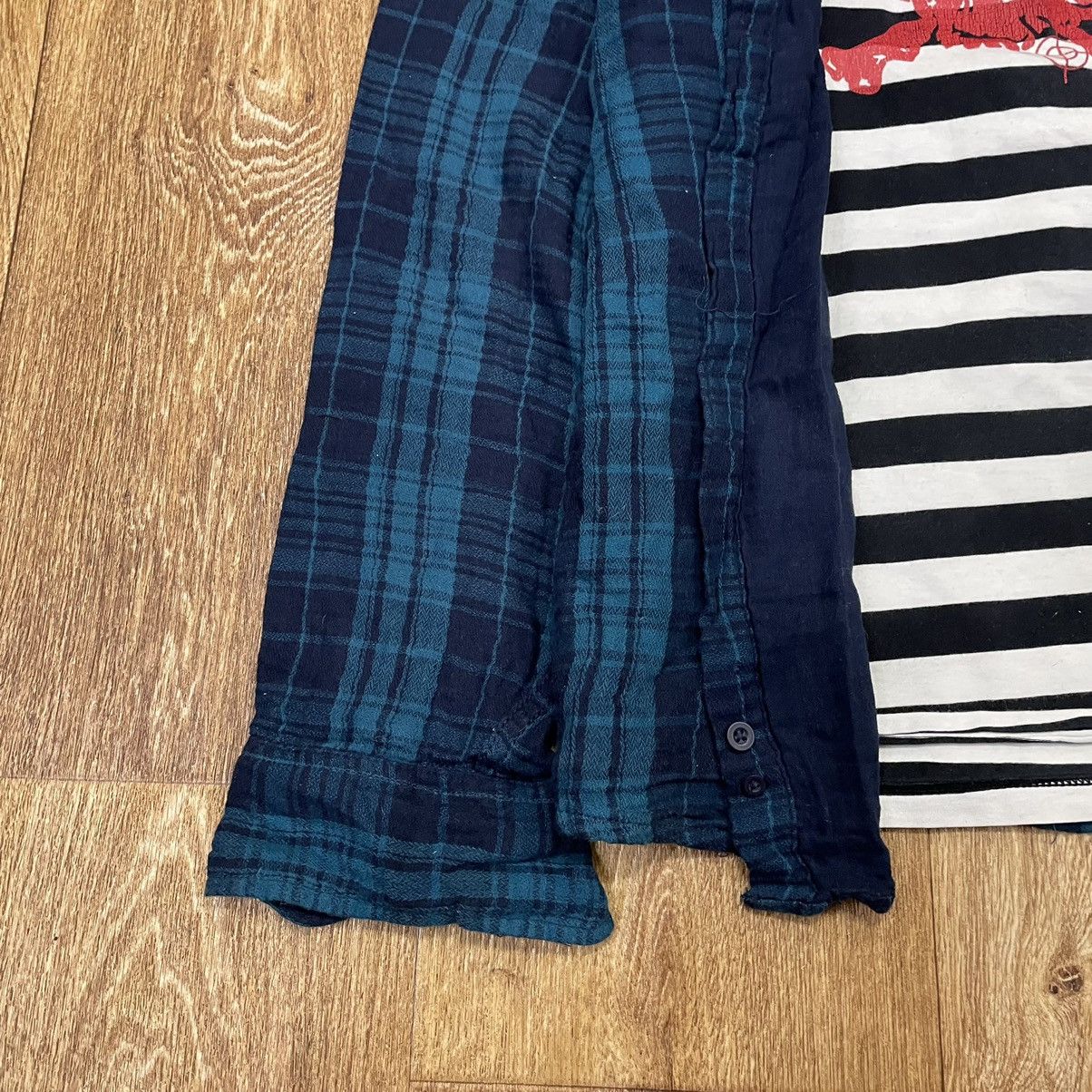 Vintage Vintage Y2K Checkered Shirt Striped Tee Streetwear Tapered M Size US M / EU 48-50 / 2 - 3 Thumbnail