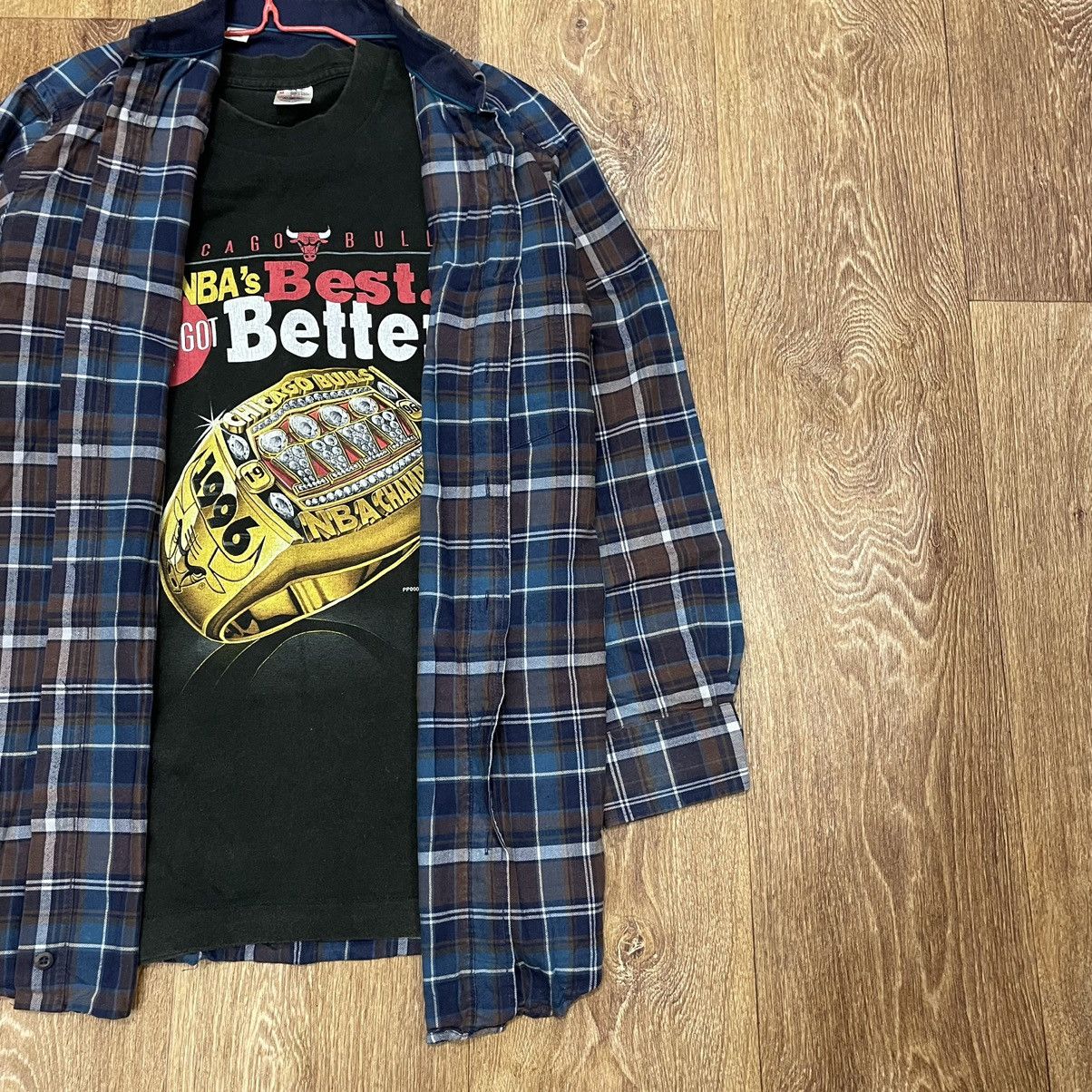 Vintage Vintage 90s Plaid Shirt Y2K Streetwear Grunge Oversized L Size US L / EU 52-54 / 3 - 3 Thumbnail