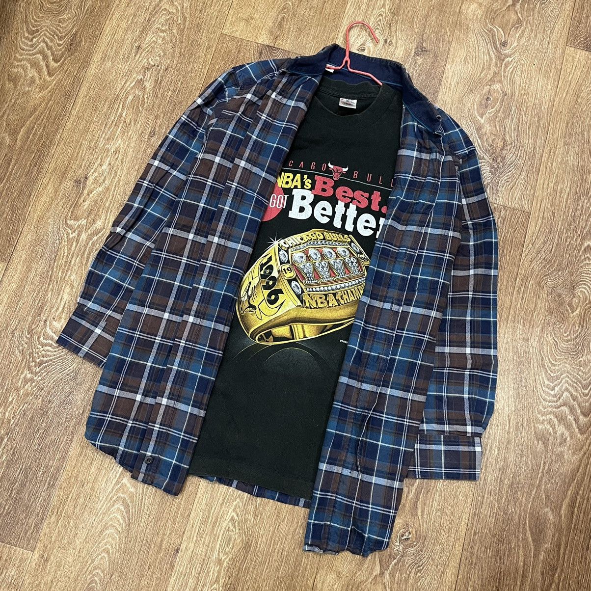 Vintage Vintage 90s Plaid Shirt Y2K Streetwear Grunge Oversized L Size US L / EU 52-54 / 3 - 1 Thumbnail