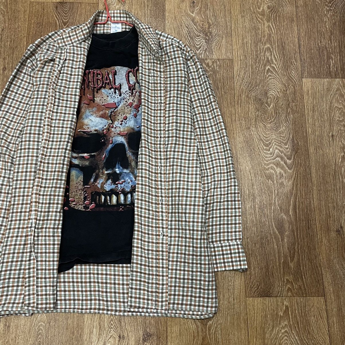 Vintage Vintage 90s Oversized Plaid Shirt Grunge Streetwear Logo XL Size US XL / EU 56 / 4 - 2 Thumbnail