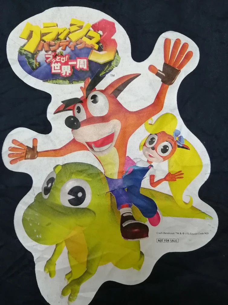 Japanese Brand PLAYSTATION Crash Bandicoot DustBag Size ONE SIZE - 6 Thumbnail
