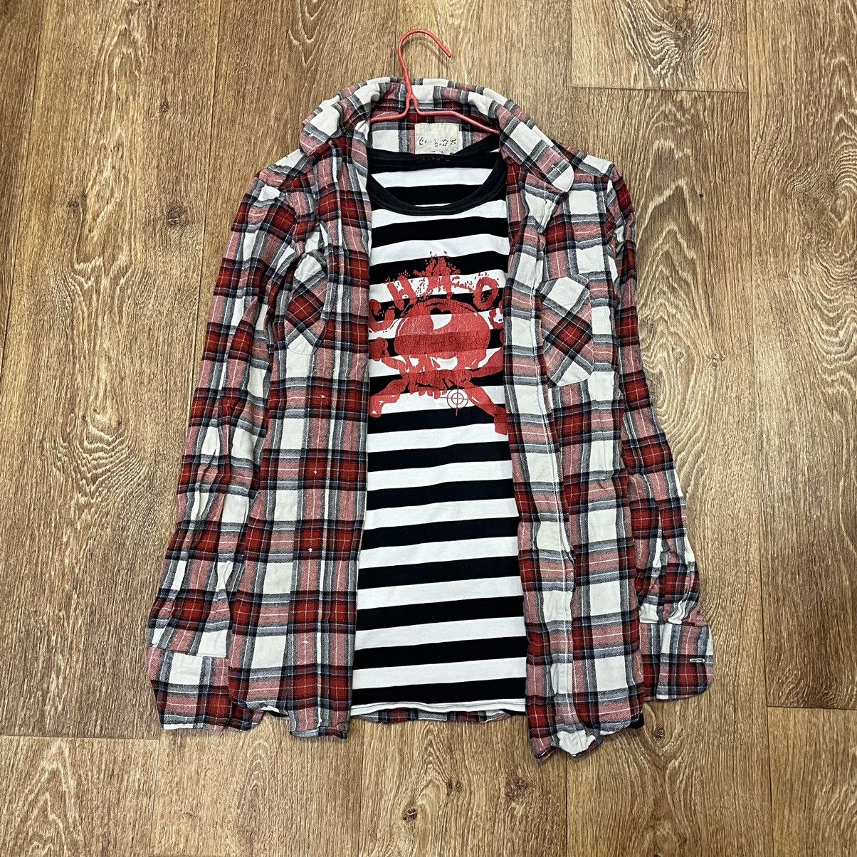Vintage Vintage 90s Plaid Shirt Y2K Grunge Streetwear Oversized S Size US S / EU 44-46 / 1 - 1 Thumbnail