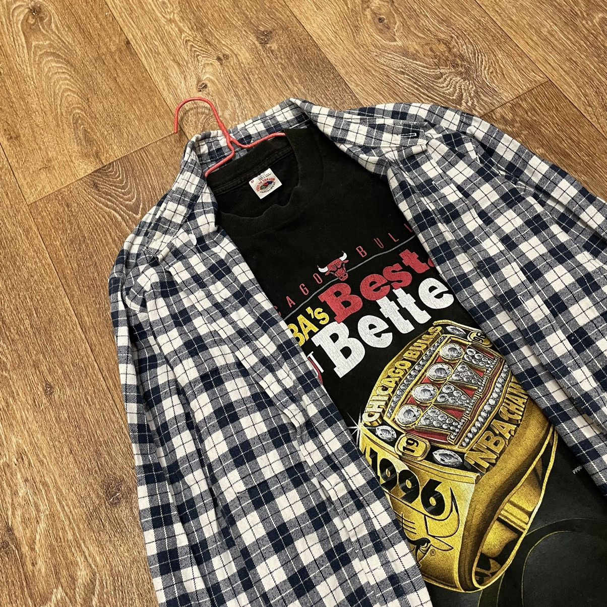 Vintage Vintage 90s Plaid Shirt Y2K Streetwear Grunge Oversized M Size US M / EU 48-50 / 2 - 4 Thumbnail