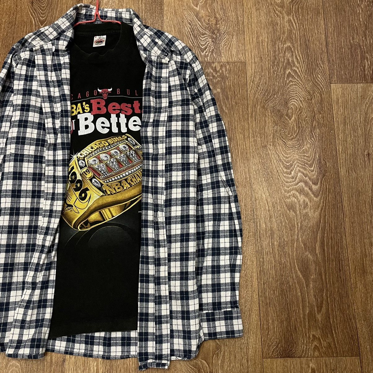 Vintage Vintage 90s Plaid Shirt Y2K Streetwear Grunge Oversized M Size US M / EU 48-50 / 2 - 2 Thumbnail
