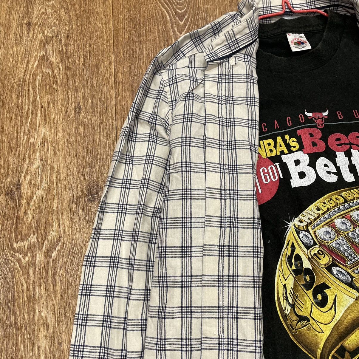Flannel Vintage 90s Plaid Flannel Shirt Y2K Streetwear Checkered Size US XL / EU 56 / 4 - 4 Thumbnail