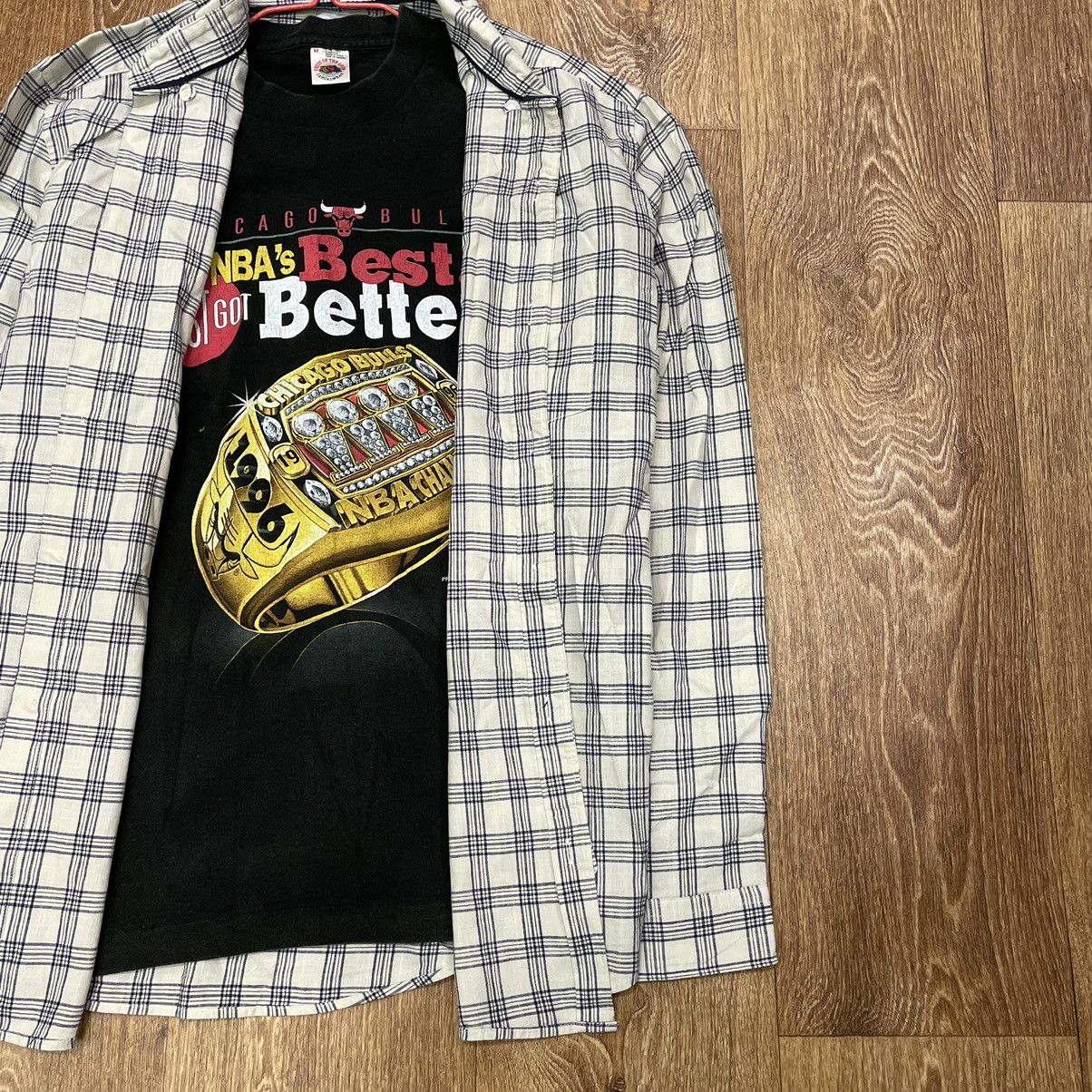 Flannel Vintage 90s Plaid Flannel Shirt Y2K Streetwear Checkered Size US XL / EU 56 / 4 - 2 Thumbnail