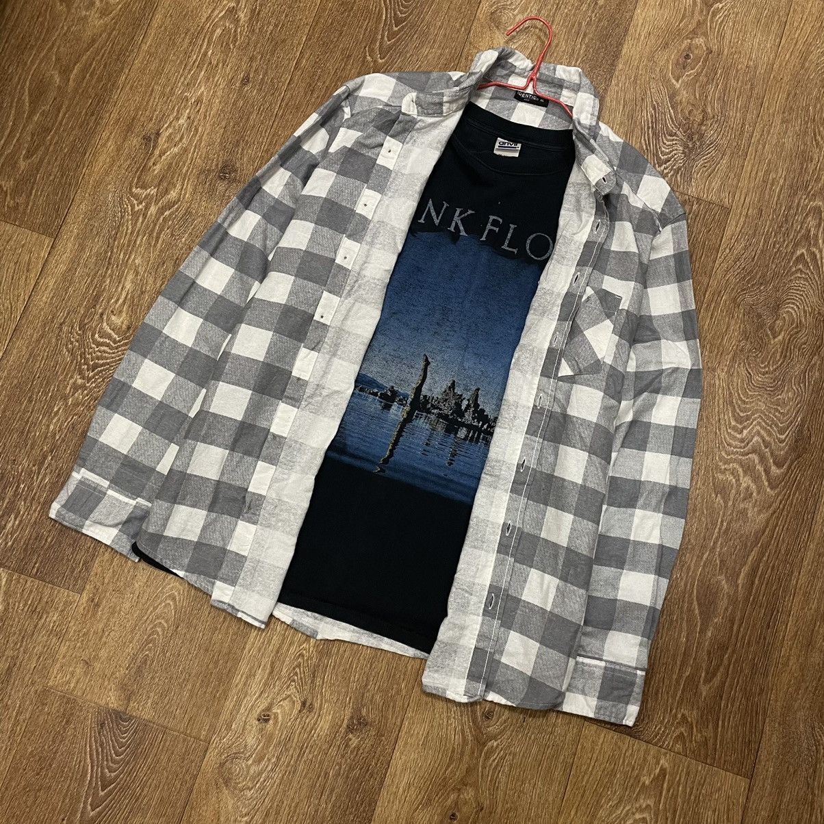 Vintage Vintage 90s Plaid Shirt Grunge Streetwear Oversized Logo XL Size US XL / EU 56 / 4 - 2 Thumbnail