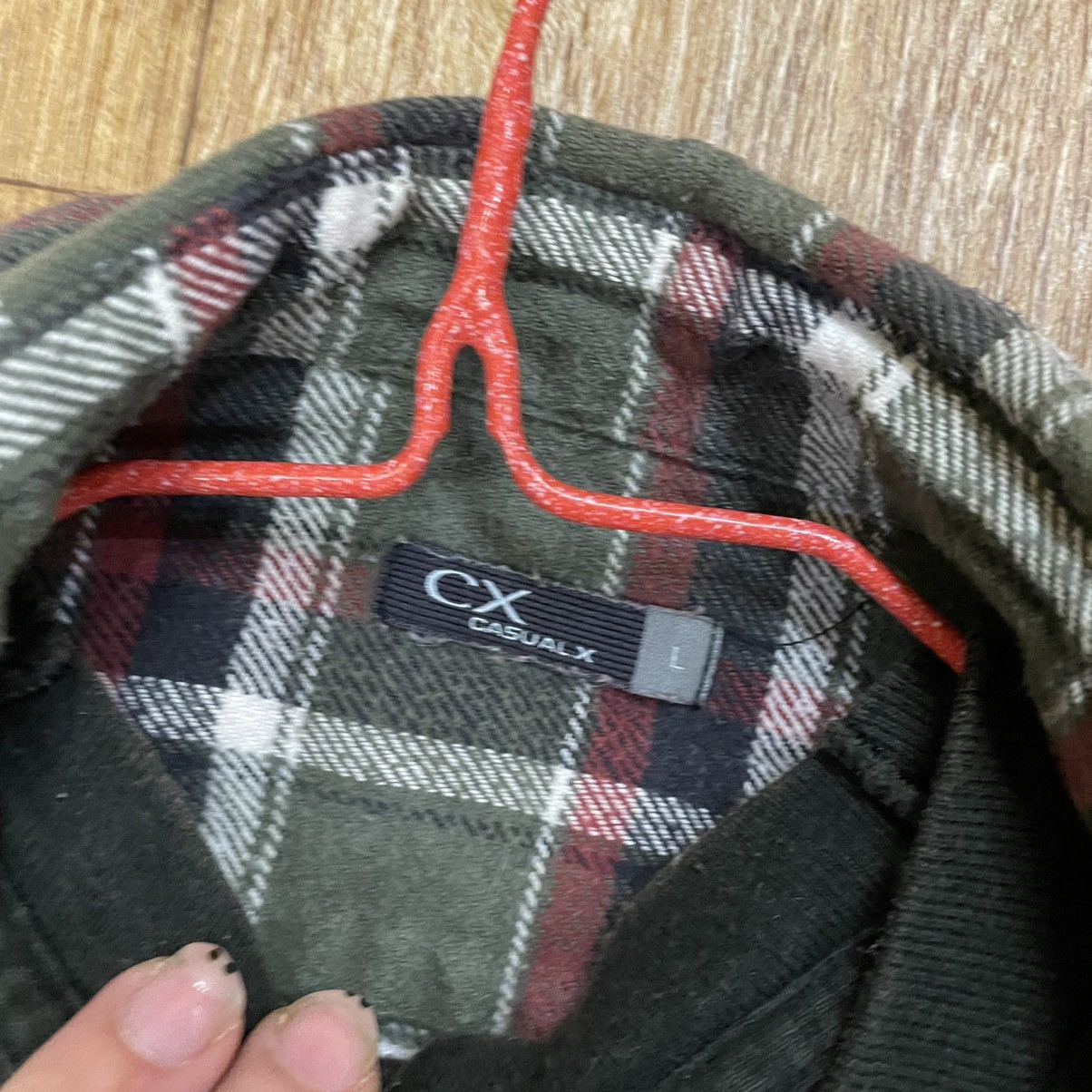 Vintage Vintage 90s Plaid Flannel Shirt Baggy Oversized Brown Logo L Size US L / EU 52-54 / 3 - 6 Thumbnail