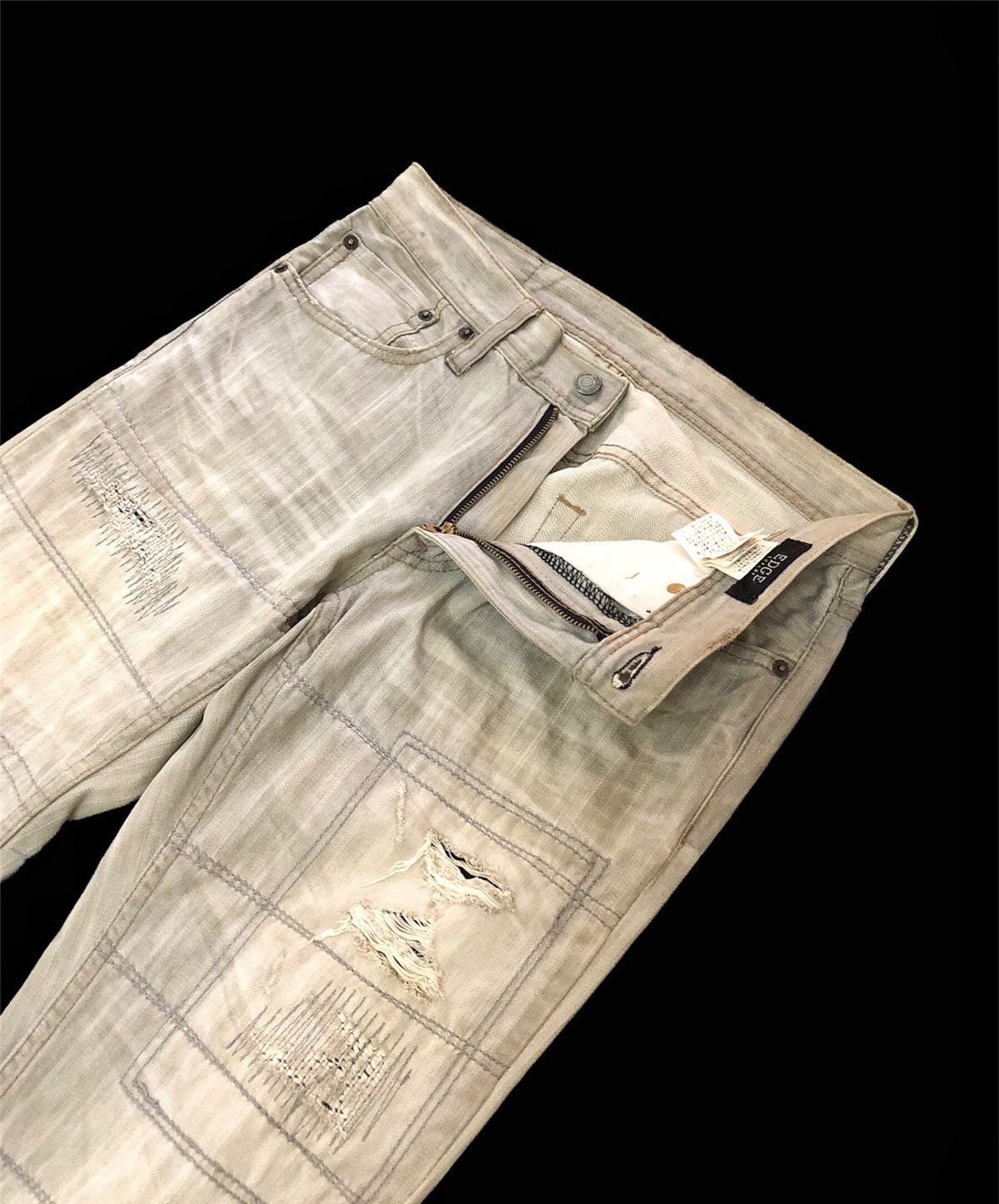 If Six Was Nine size 30/33 - 00’s EDGE RUPERT Boro distressed punk fashion Size US 30 / EU 46 - 6 Thumbnail