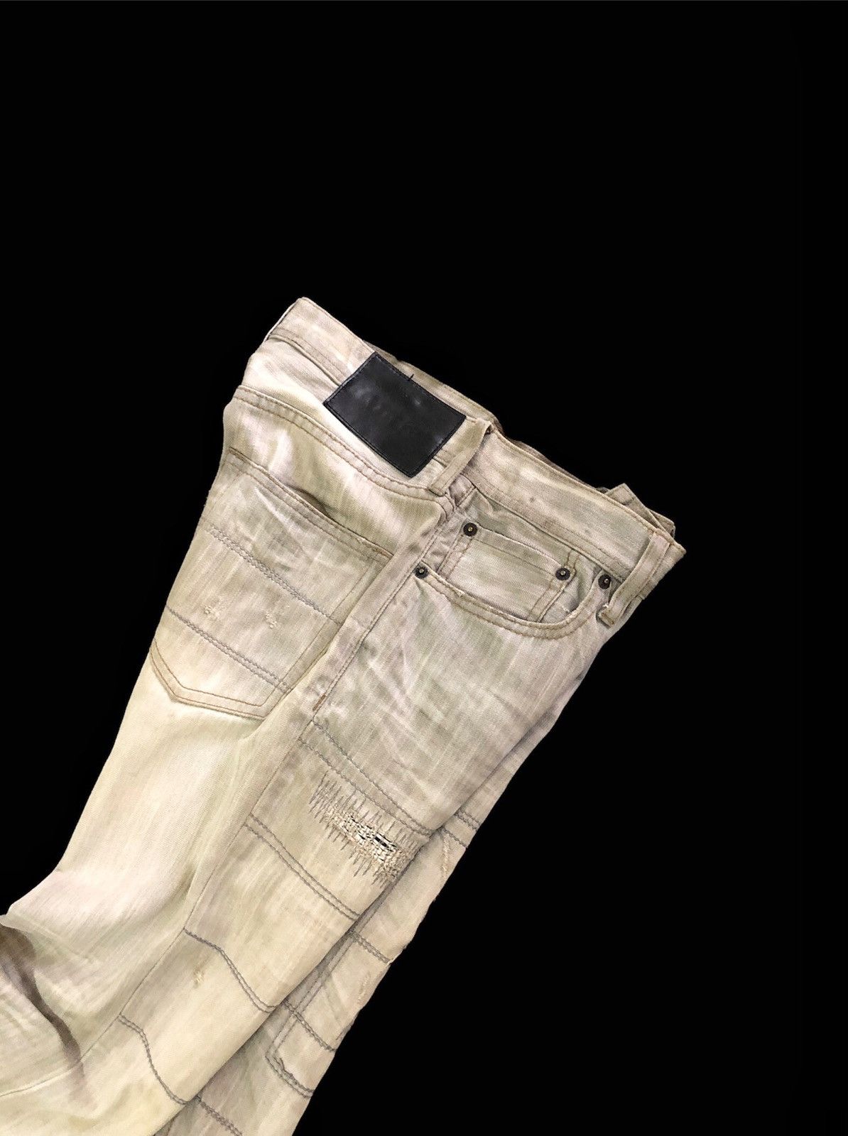 If Six Was Nine size 30/33 - 00’s EDGE RUPERT Boro distressed punk fashion Size US 30 / EU 46 - 8 Thumbnail