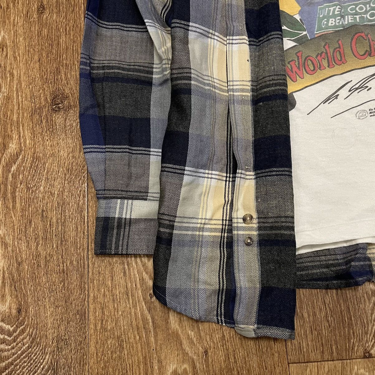 Vintage Vintage 90s Plaid Shirt Oversized Grunge Streetwear Washed L Size US L / EU 52-54 / 3 - 4 Thumbnail